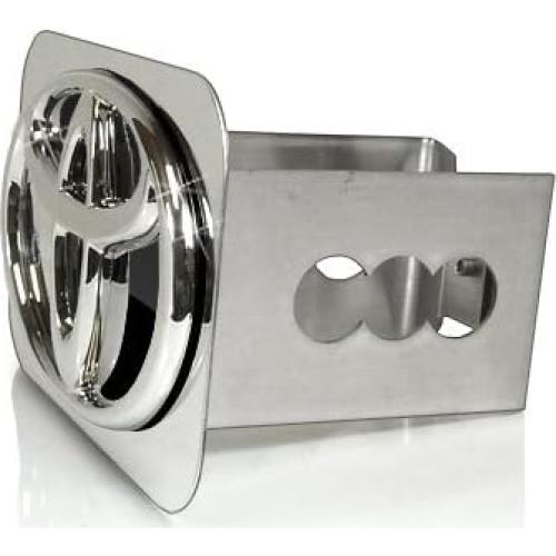Cubierta de Enganche de Remolque Toyota 3D Logo Negro Cromo