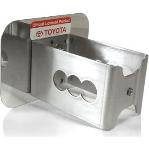 Cubierta de Enganche de Remolque Toyota 3D Logo Negro Cromo