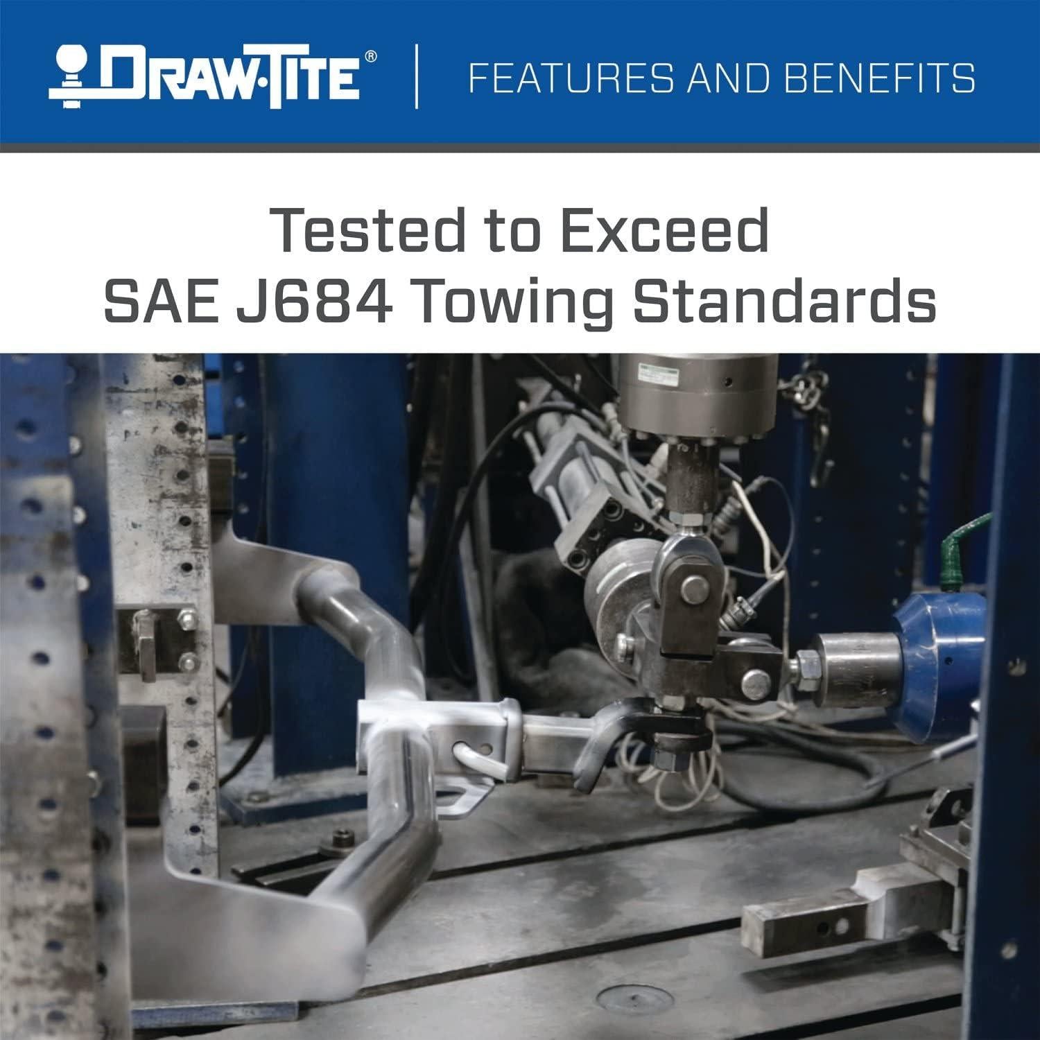 Enganche de Remolque Clase 3 Draw-Tite 76605 2041 kg Negro