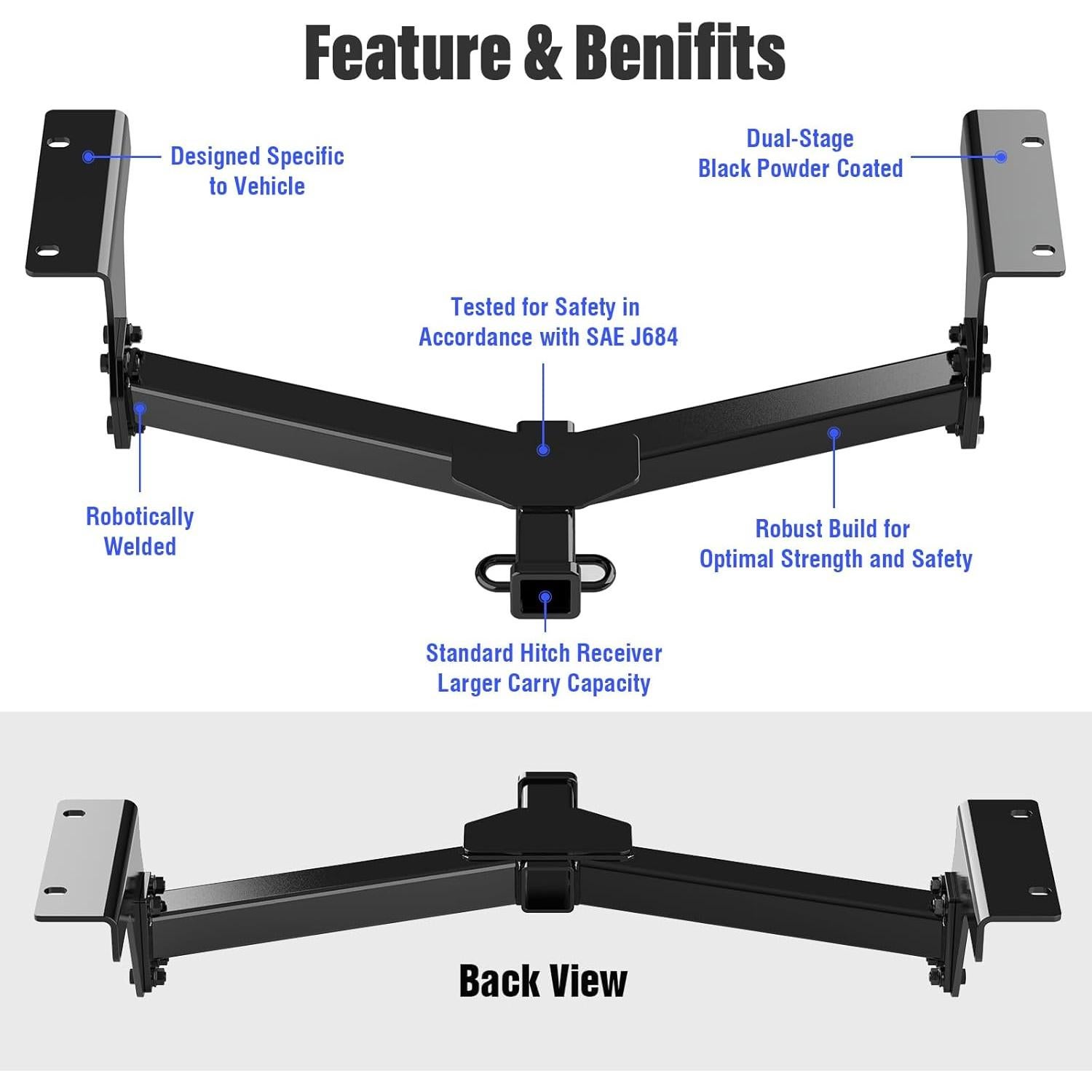 Enganche de Remolque Off Roader Clase 3 para Toyota RAV4 2006-2018