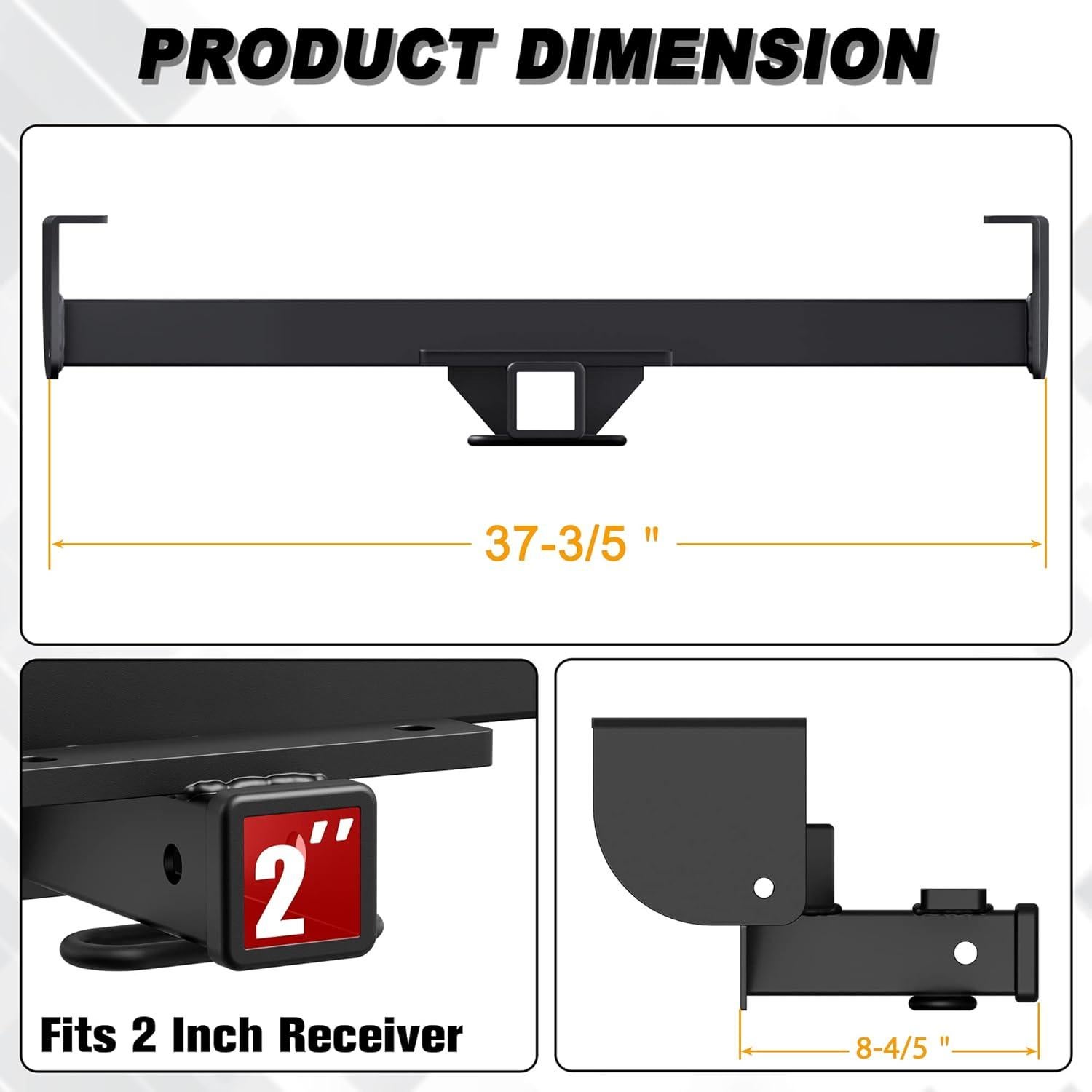 Enganche de Remolque VNN Clase 3 para Toyota Tacoma 2016-2023
