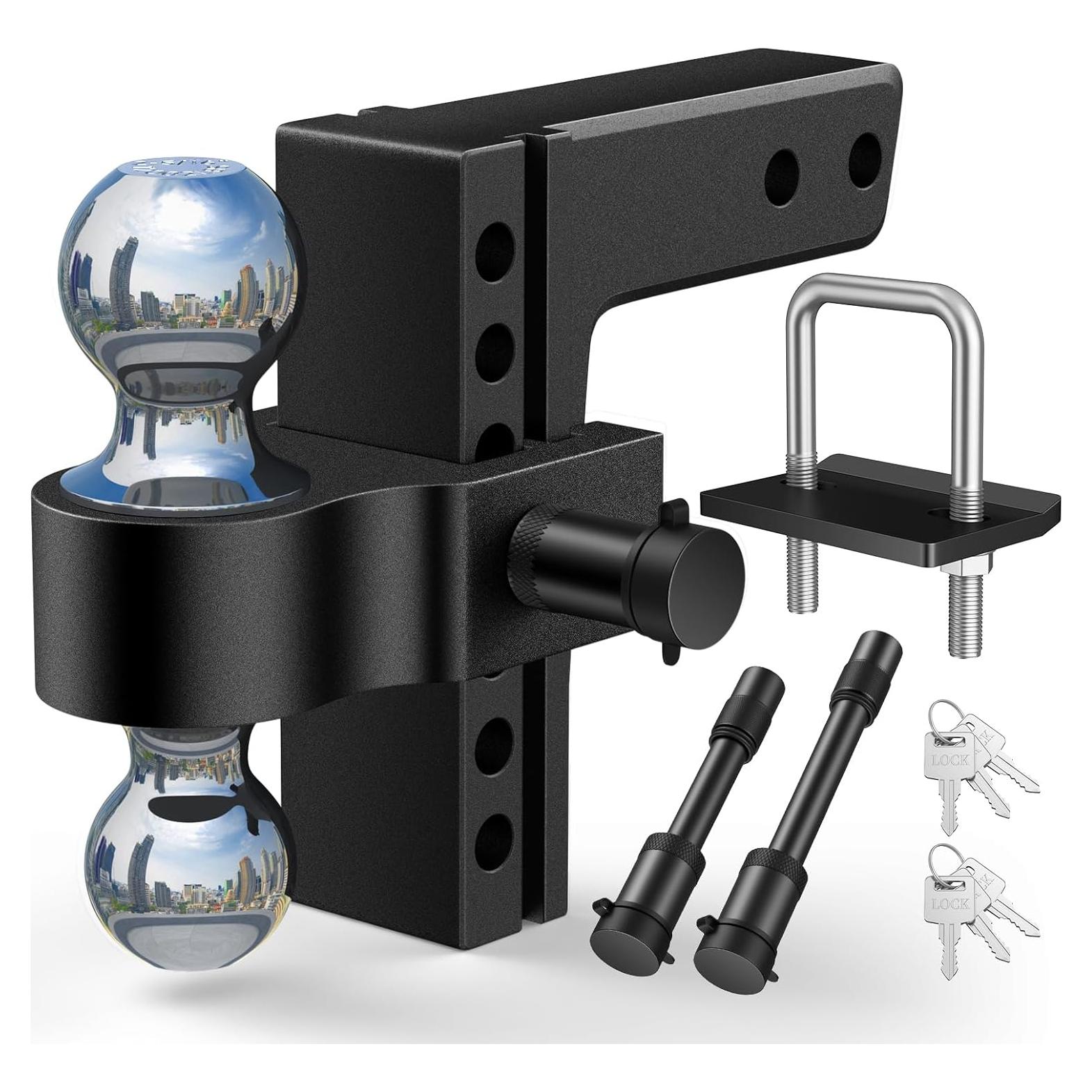 Enganche de Remolque Ajustable Hiqufet 12000 LBS 2" y 2-5/16"