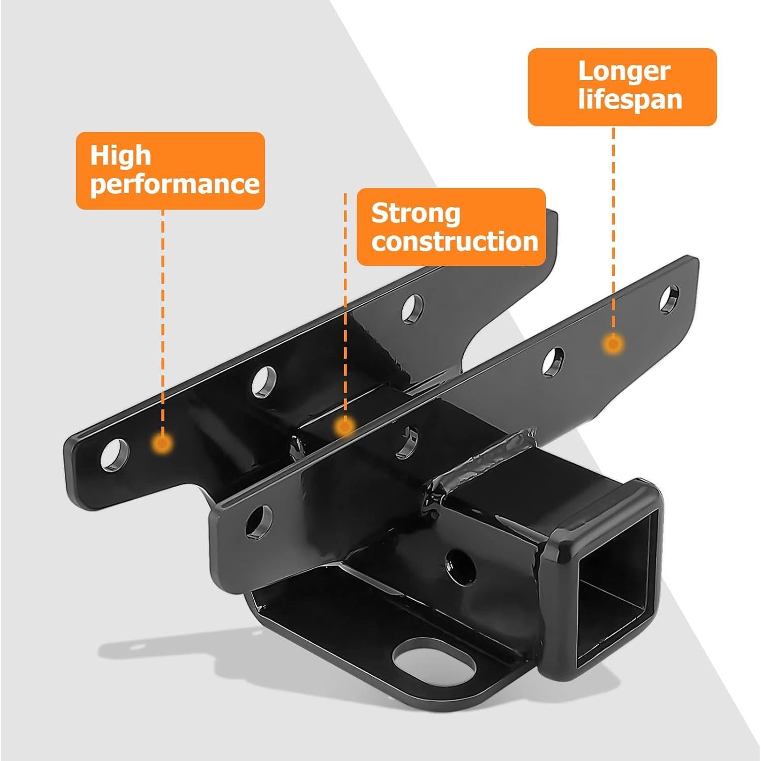 Enganche de Remolque Trasero WeiSen 2" Clase 3 para Jeep Wrangler JL/JLU 2018-2025