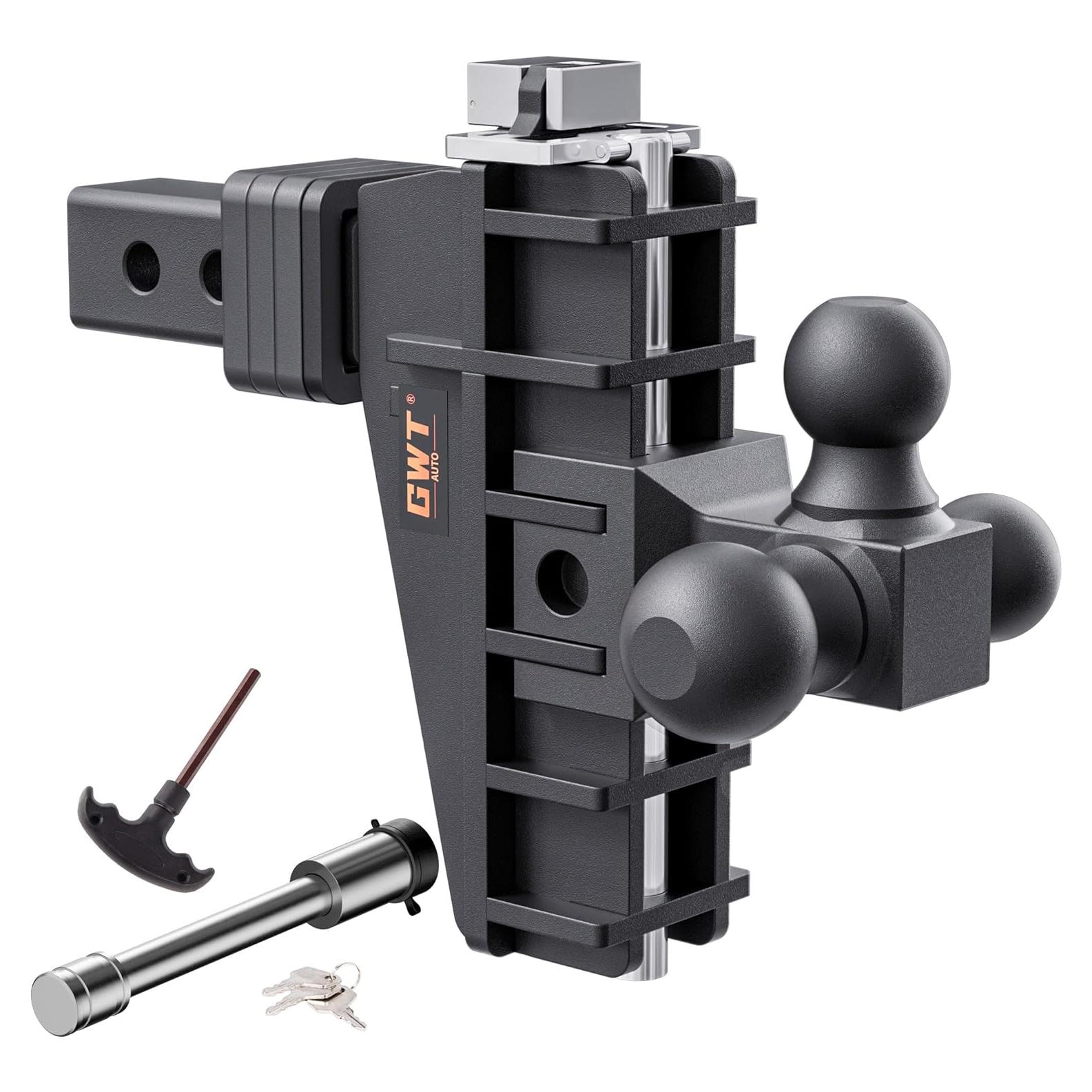 Enganche de Remolque Ajustable GWTAUTO GA17 6" Caída Tri-Bola