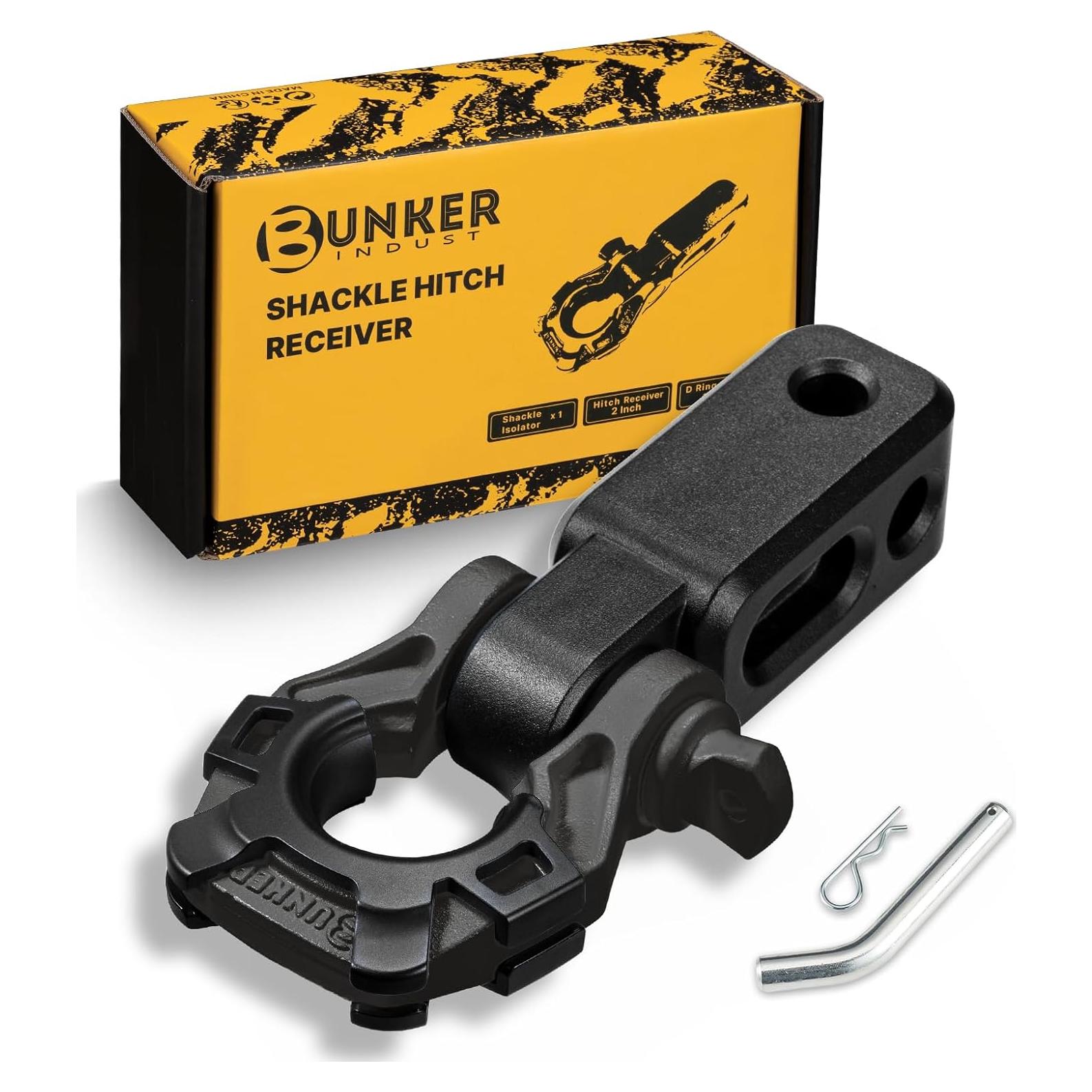 Enganche de Remolque Shackle BUNKER INDUST 2" Negro 4745 kg