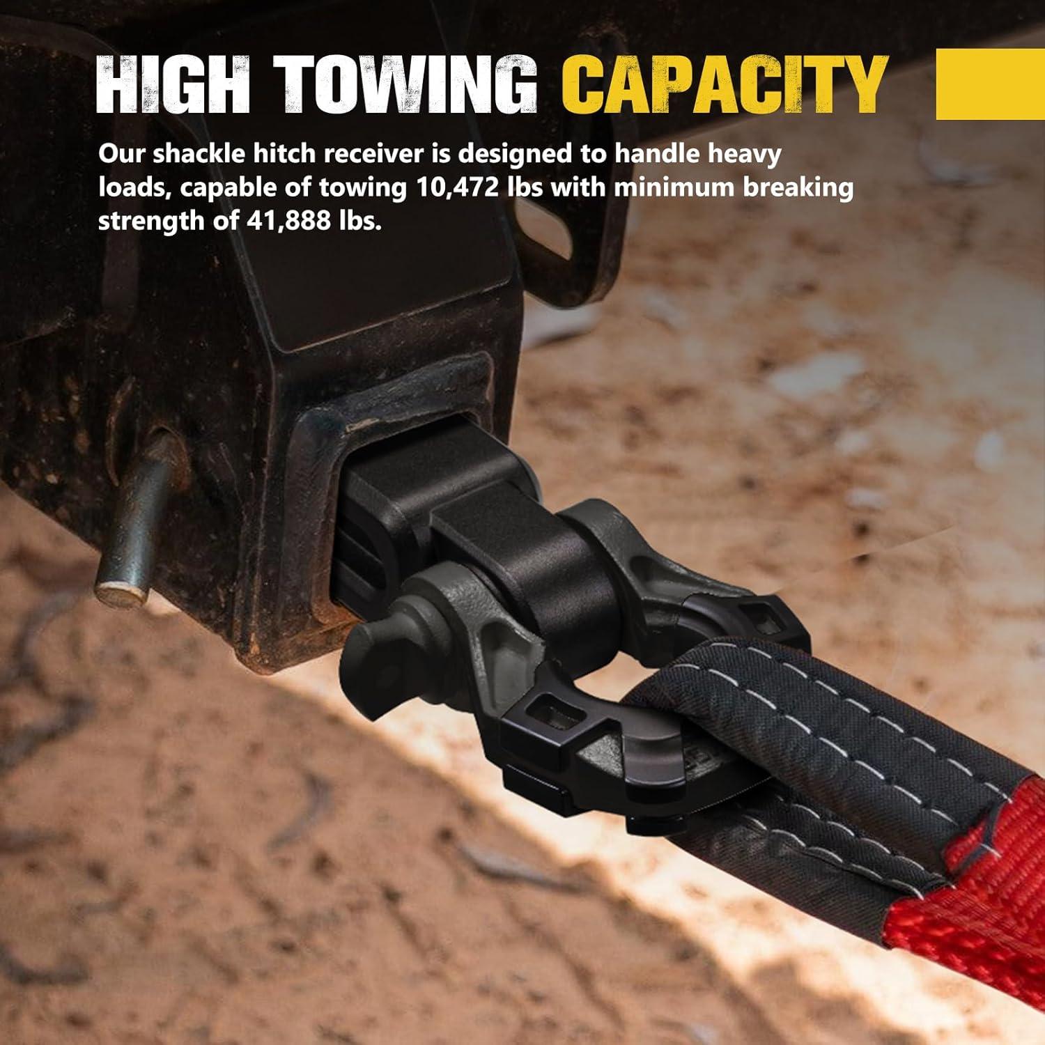 Enganche de Remolque Shackle BUNKER INDUST 2" Negro 4745 kg