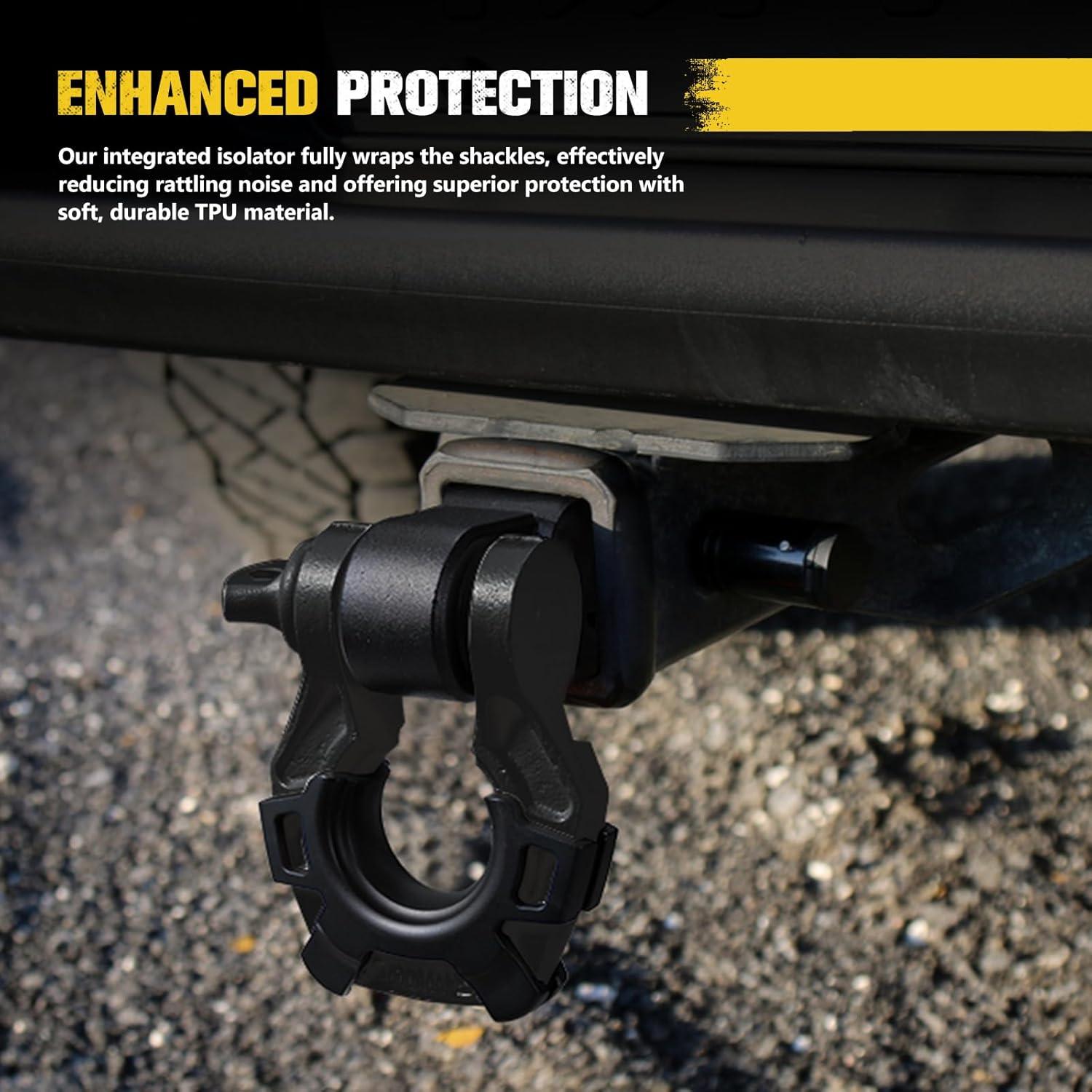 Enganche de Remolque Shackle BUNKER INDUST 2" Negro 4745 kg