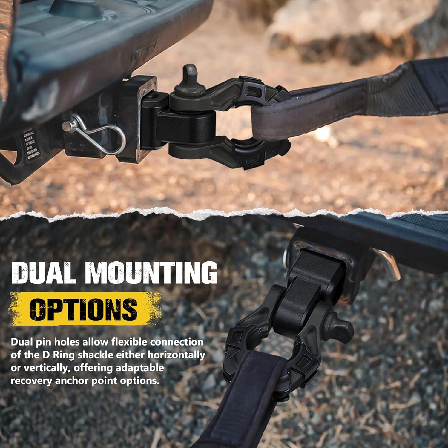 Enganche de Remolque Shackle BUNKER INDUST 2" Negro 4745 kg