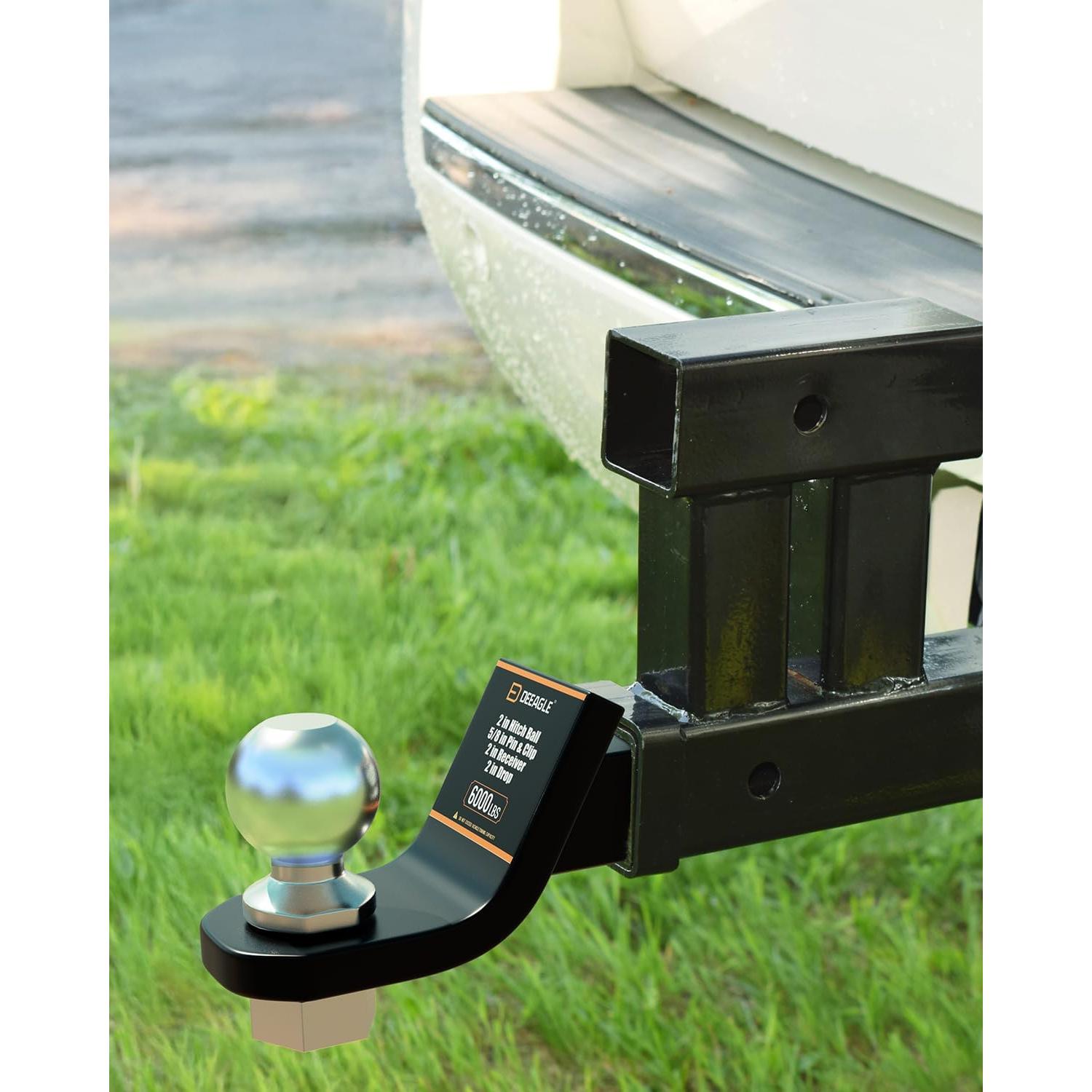 Enganche de Bola 2" DEEAGLE Acero 2721.55 kg con Pasador