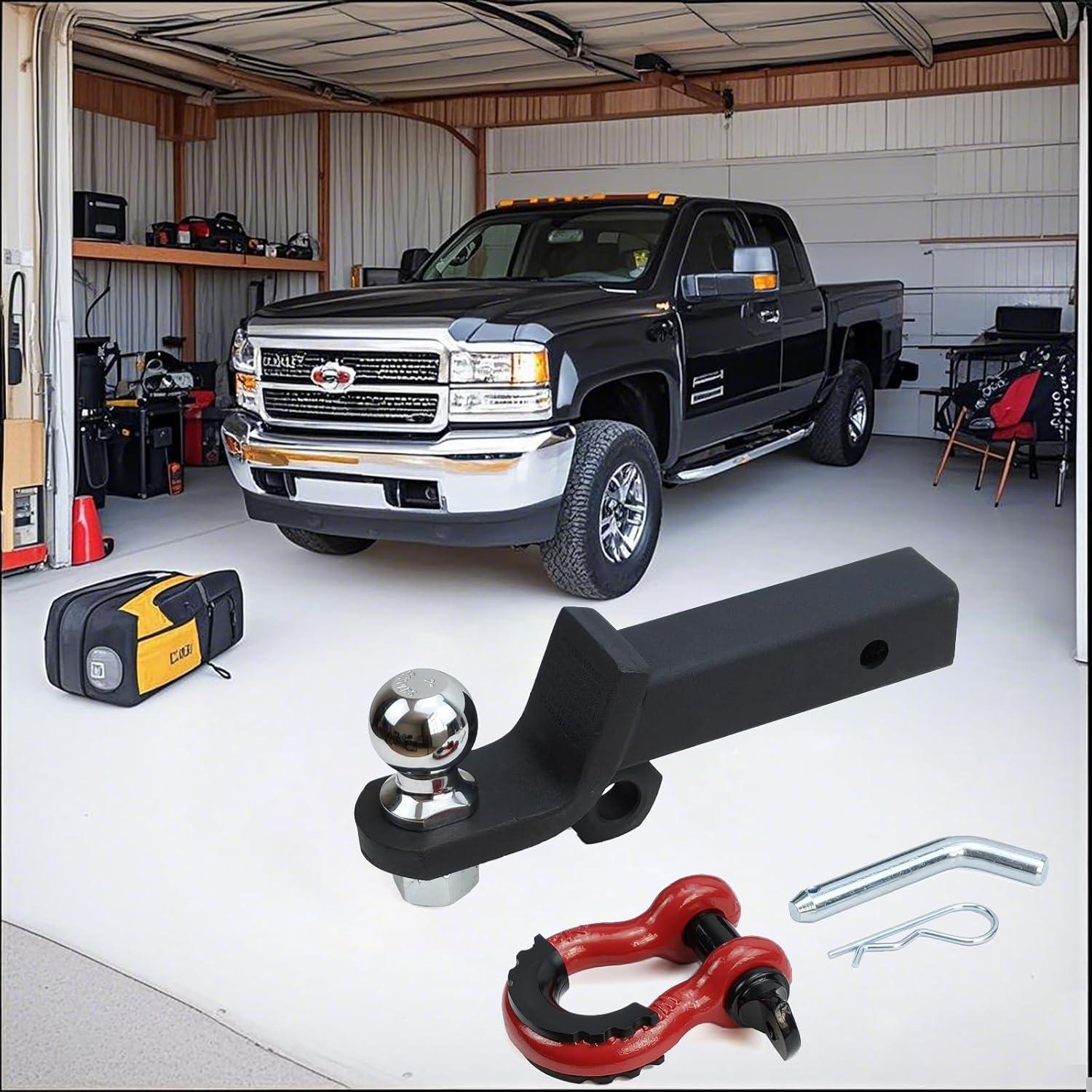 Soporte de bola de enganche de remolque REDTEE 6000 lbs