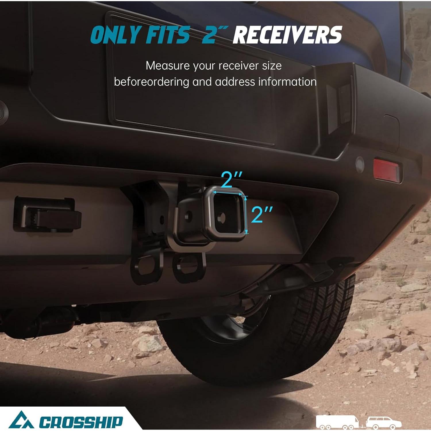 Enganche de Remolque Ajustable CROSSHIP 26,000 LBS 6"