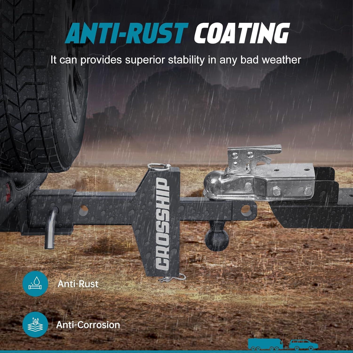 Enganche de Remolque Ajustable CROSSHIP 26,000 LBS 6"