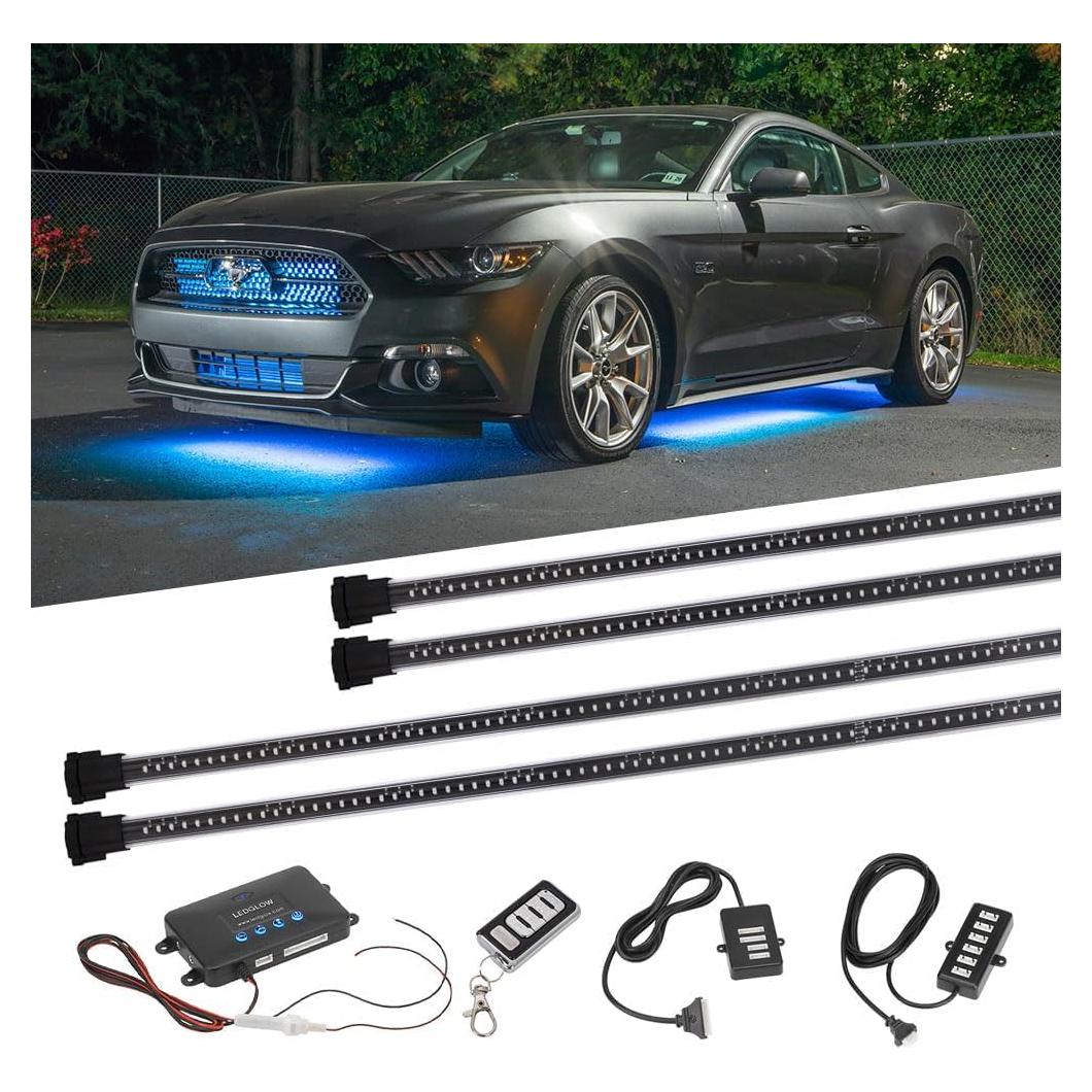 Kit de Iluminación LED Multicolor LEDGlow 4pc - 378 LEDs