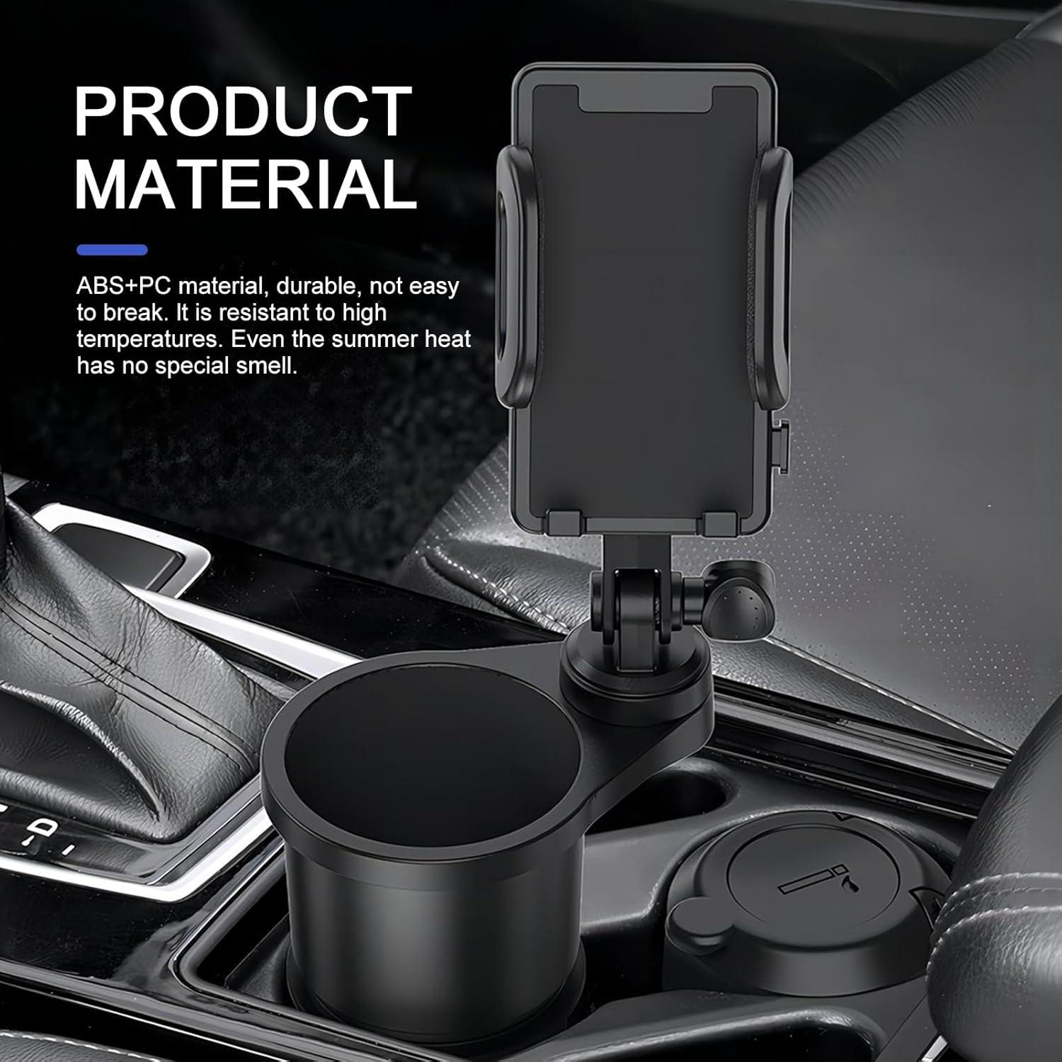 Soporte para Taza de Coche Nomocale Ajustable Universal Negro