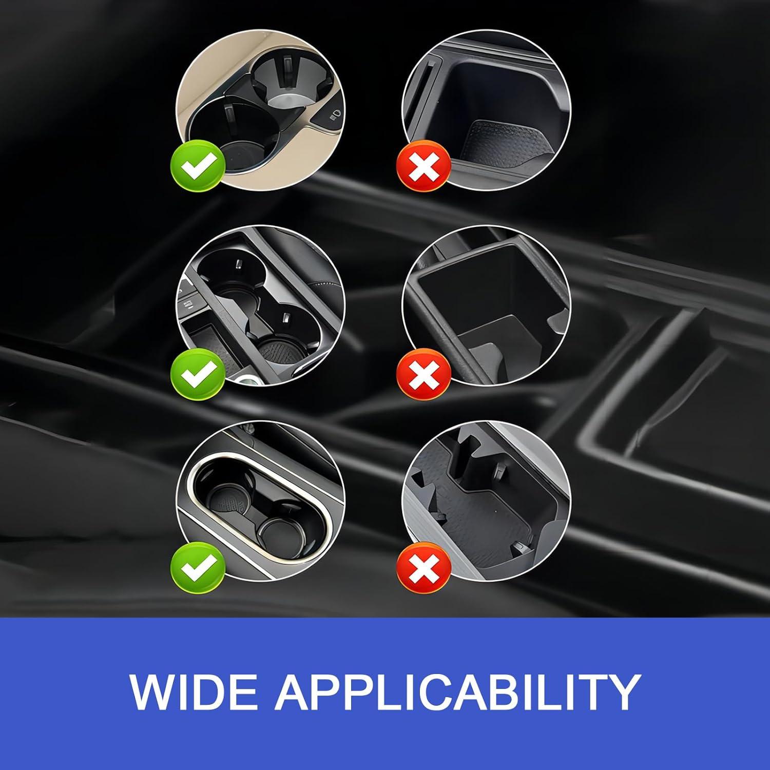 Soporte para Taza de Coche Nomocale Ajustable Universal Negro