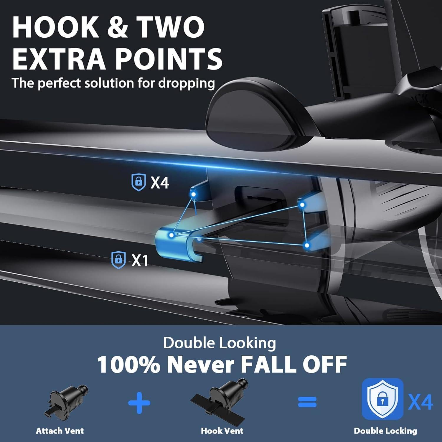 Soporte para Teléfono de Coche ORIbox Negro Universal