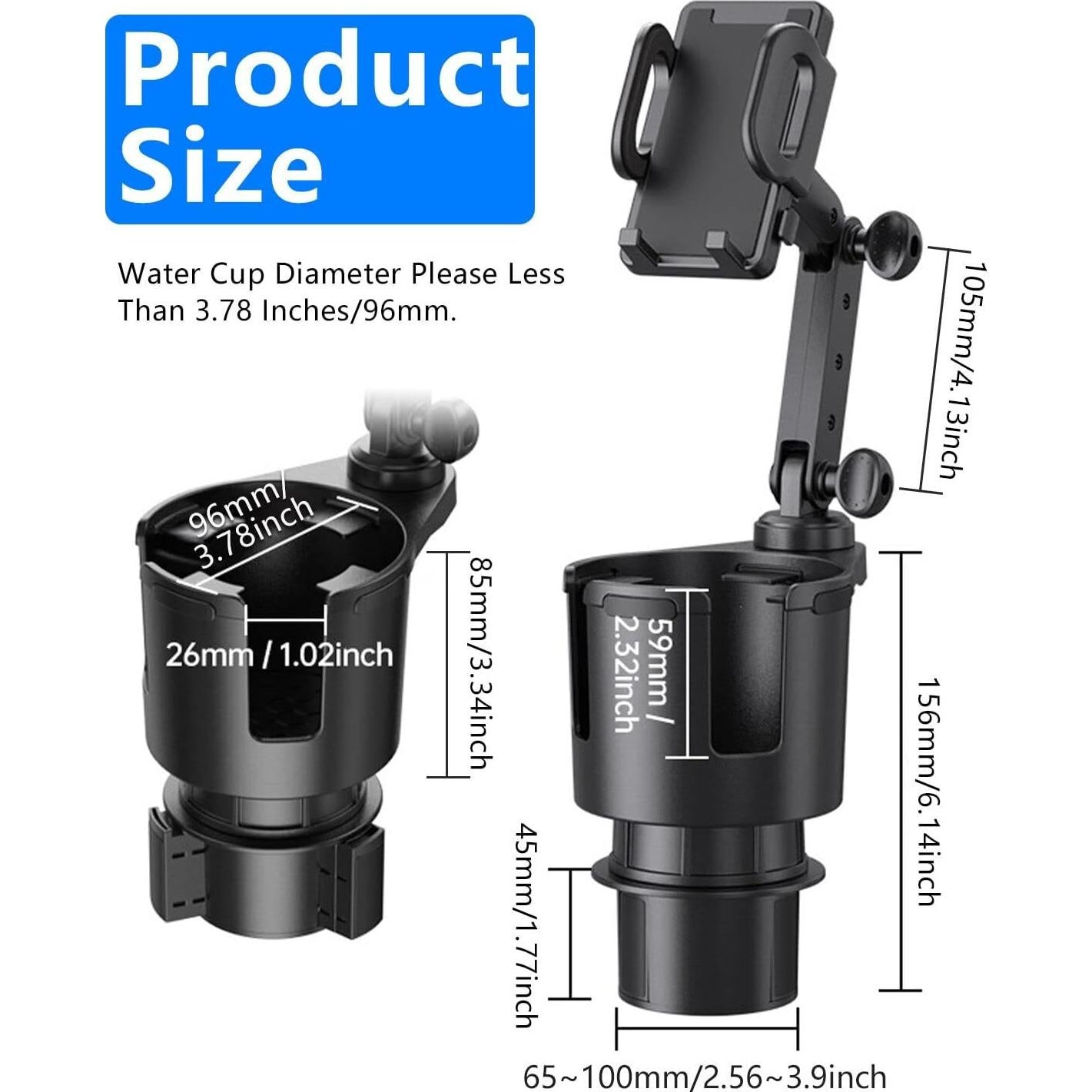 Soporte 2 en 1 para Tazas y Teléfonos NATGIC Ajustable