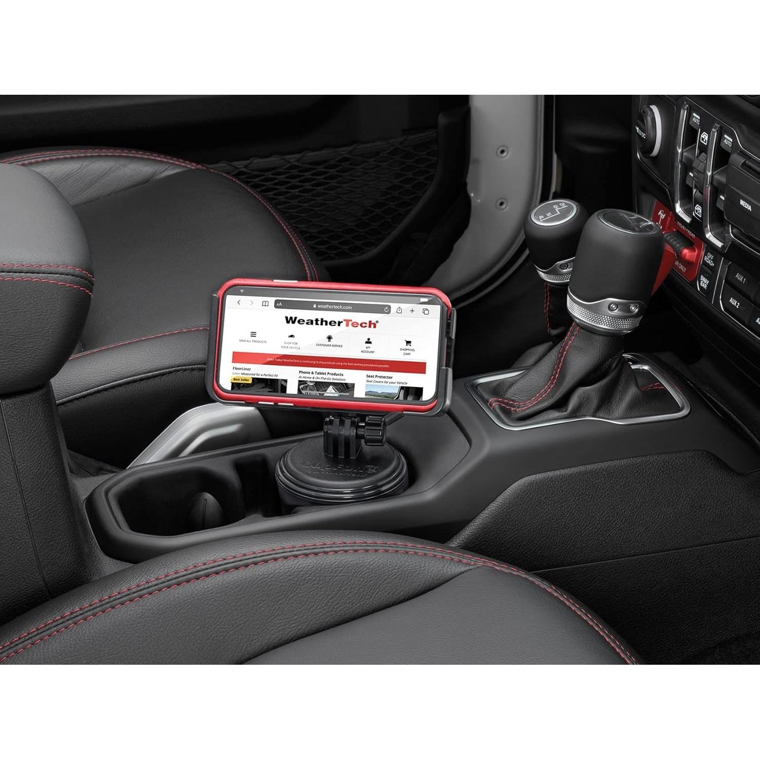 Soporte para teléfono WeatherTech CupFone Two View - Ajustable