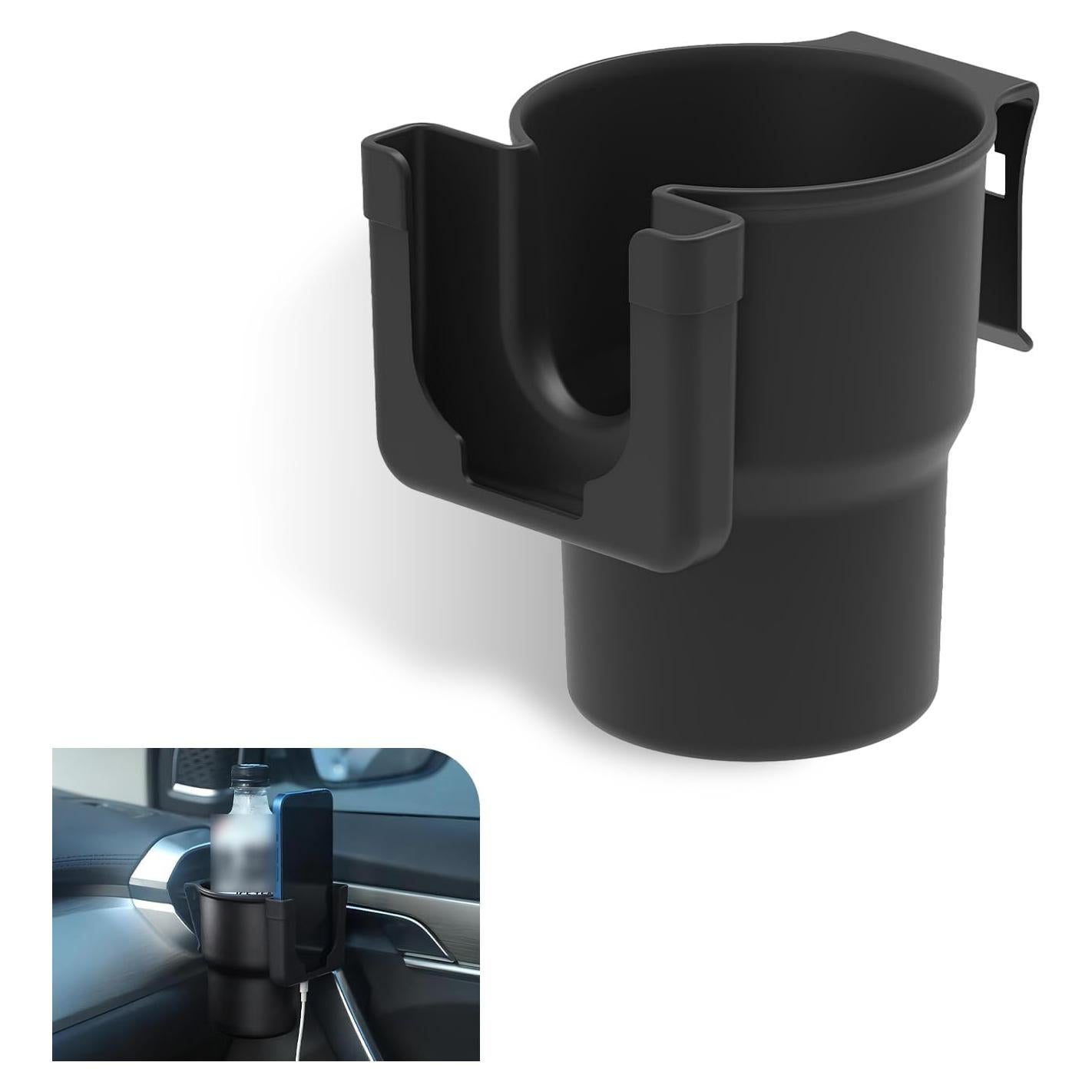 Soporte para Taza y Teléfono Móvil Gunroil DM-142 Negro 2-en-1