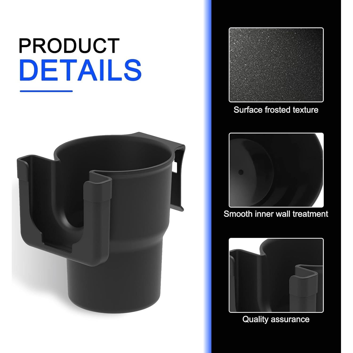 Soporte para Taza y Teléfono Móvil Gunroil DM-142 Negro 2-en-1