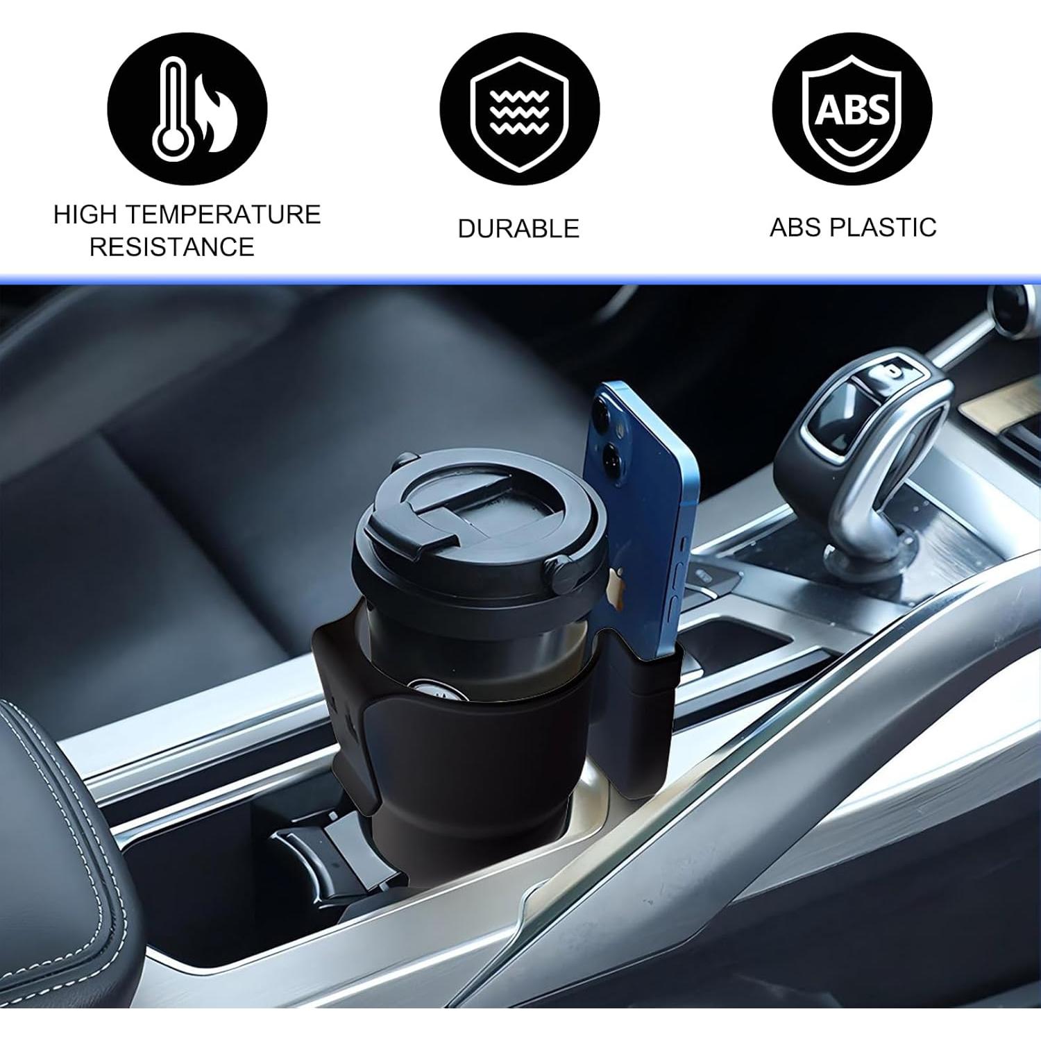 Soporte para Taza y Teléfono Móvil Gunroil DM-142 Negro 2-en-1