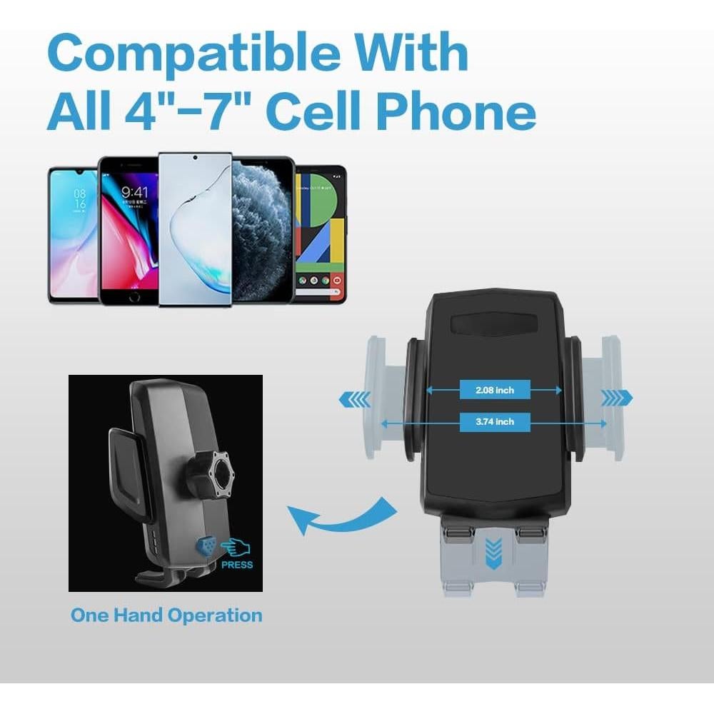 Soporte para teléfono en portavasos VARGTR BJZJ001 ajustable