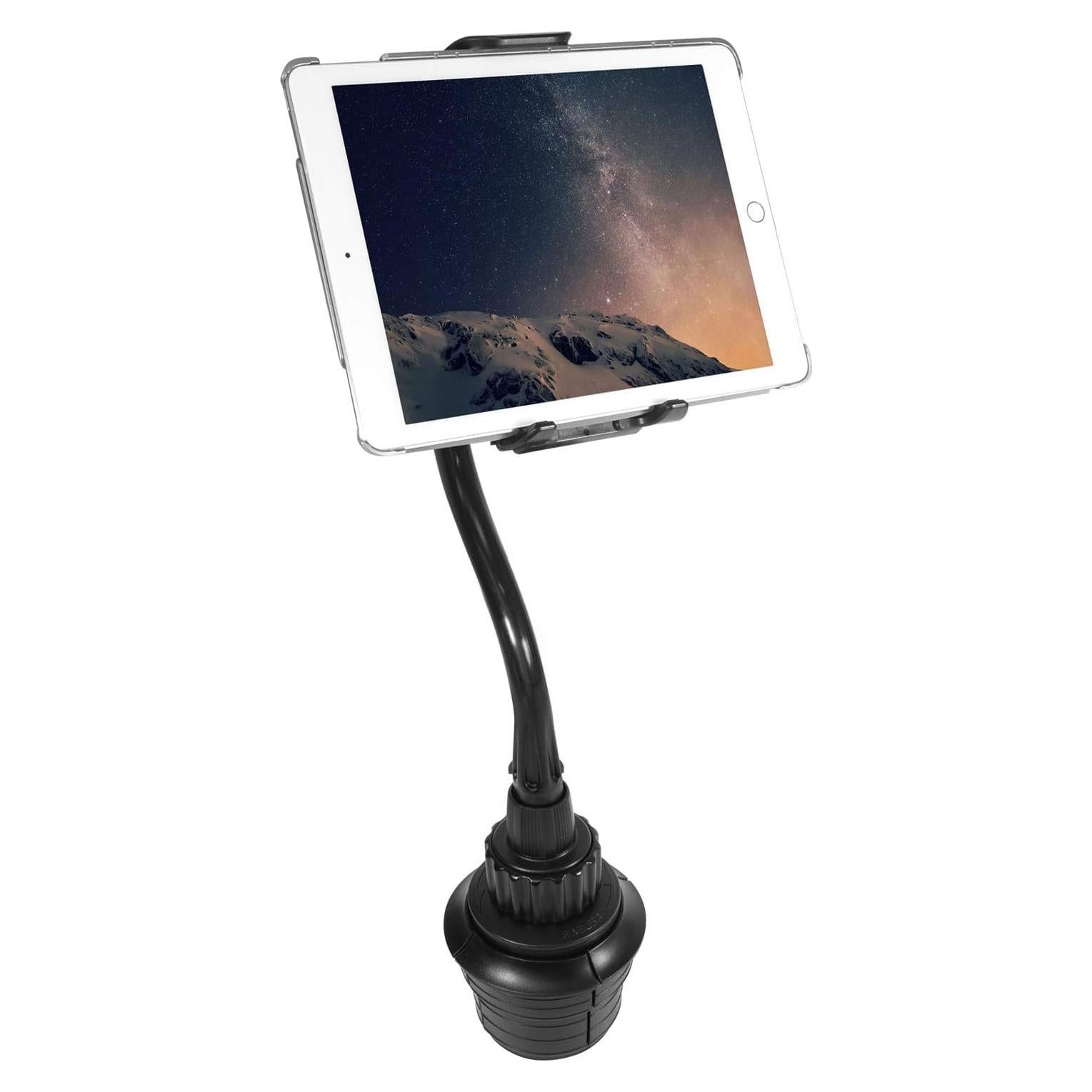 Soporte para Tablet en Portavasos Macally MCUPTABPRO - Ajustable y Rotativo