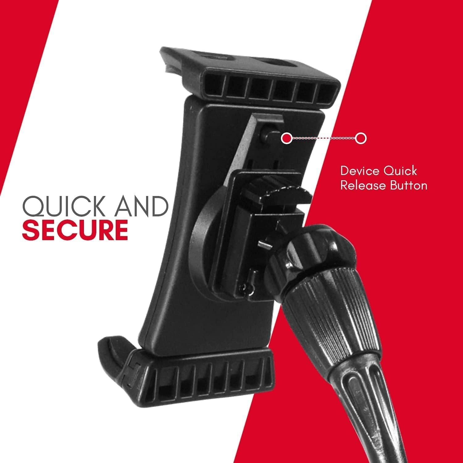 Soporte para Tablet en Portavasos Macally MCUPTABPRO - Ajustable y Rotativo