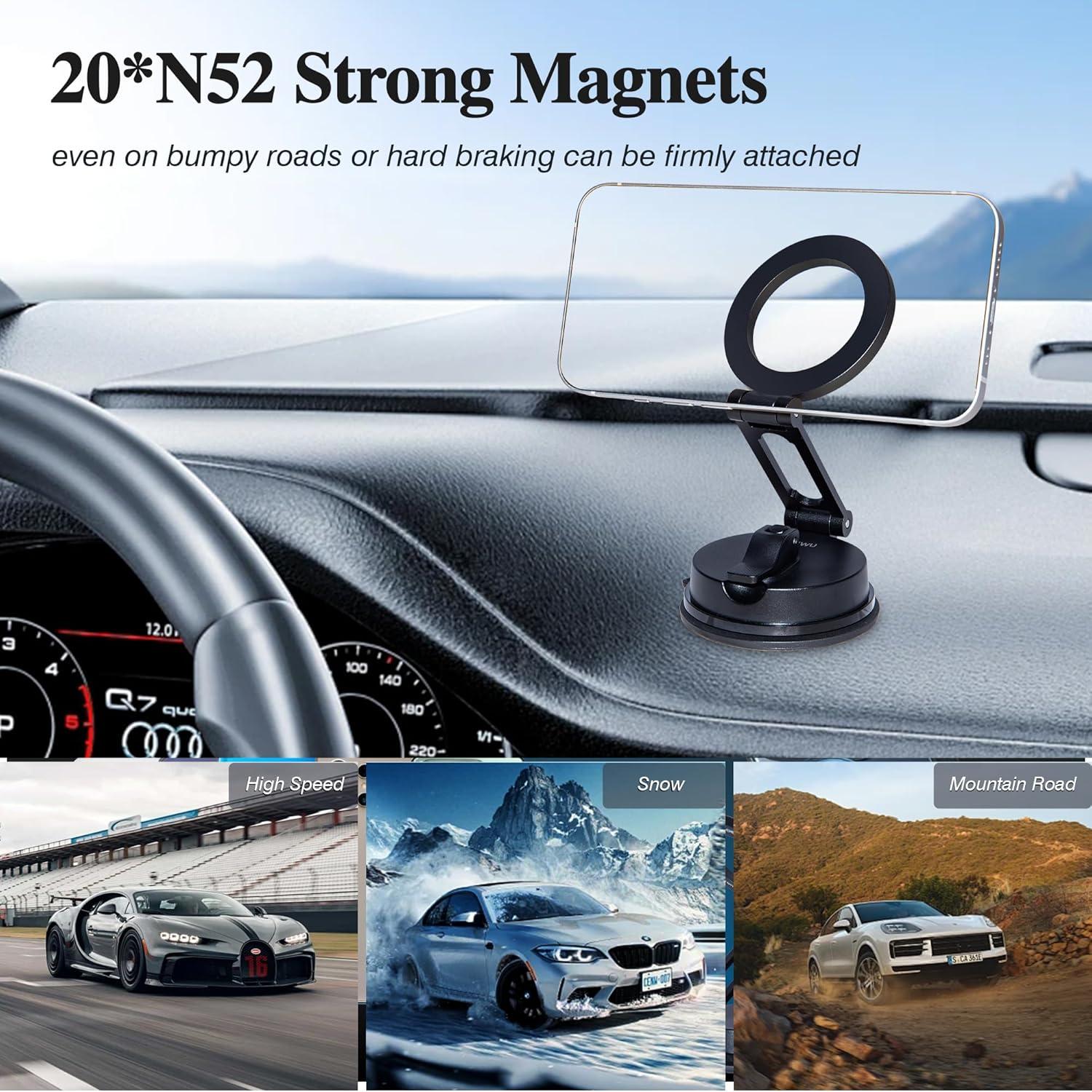 Soporte Magnético para Teléfono de Coche WiWU 360° Ajustable