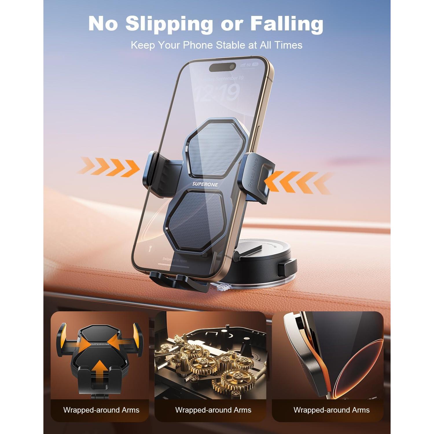 Soporte para Teléfono de Coche SUPERONE X13 3 en 1 Ajustable