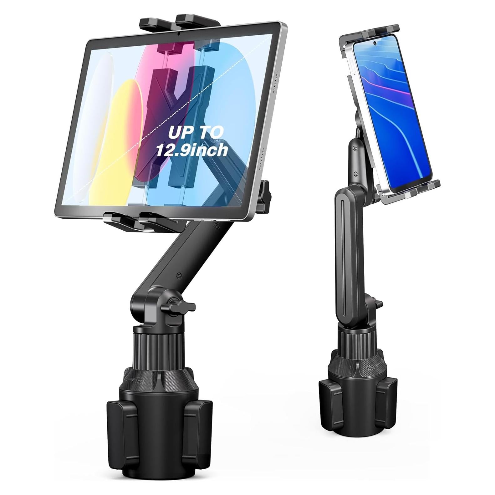 Soporte para Tablet en Portavasos Peastrex Ajustable 38 cm