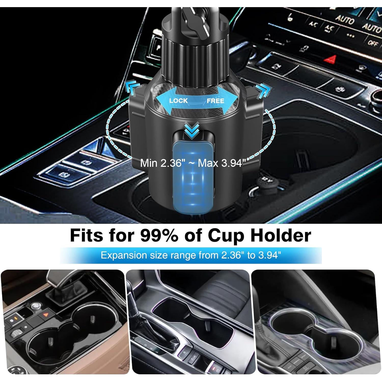 Soporte para Tablet en Portavasos Peastrex Ajustable 38 cm