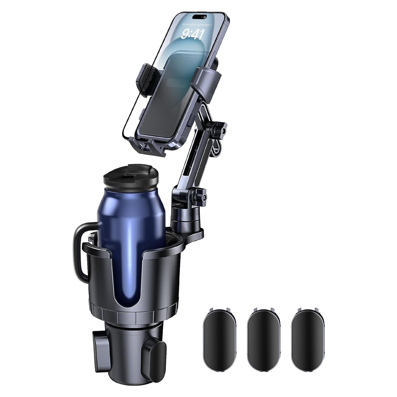 Soporte para Teléfono en Portavasos UniWit 2 en 1 Ajustable