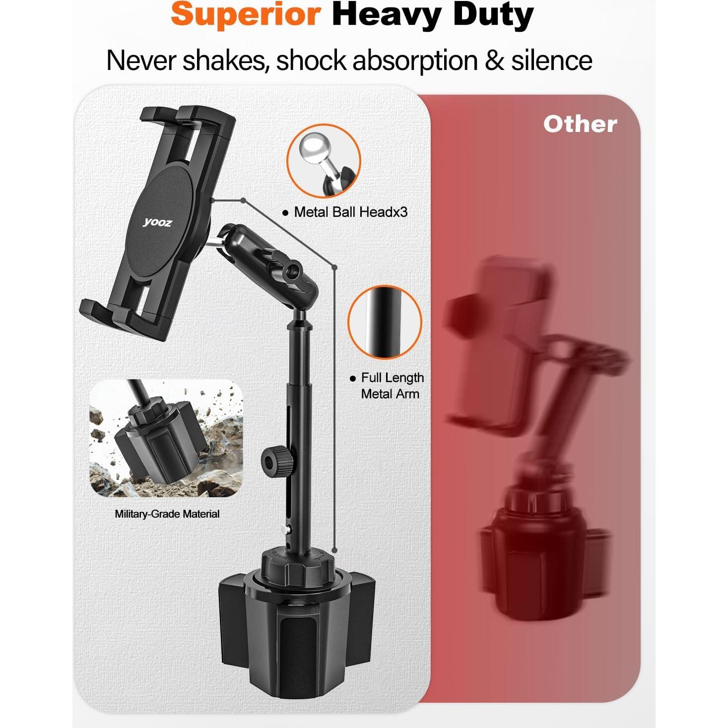 Soporte para Tablet en Portavasos YOOZ Ajustable 4-13"