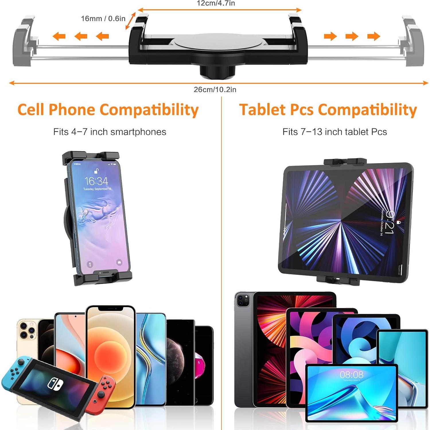 Soporte para Tableta en Portavasos YOOZ Ajustable 4-13"