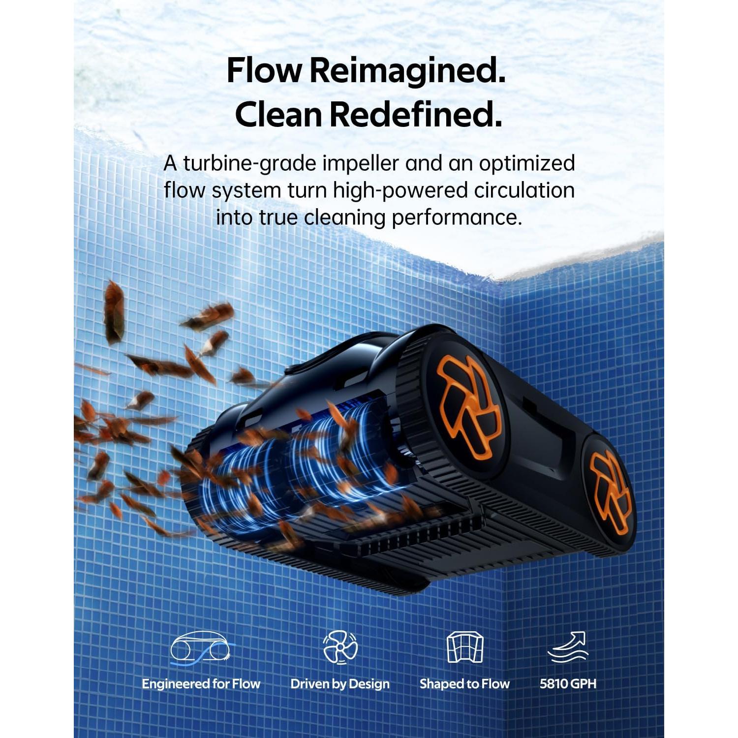 Limpiador de Piscinas iGarden K60, Robótico Inalámbrico 6H