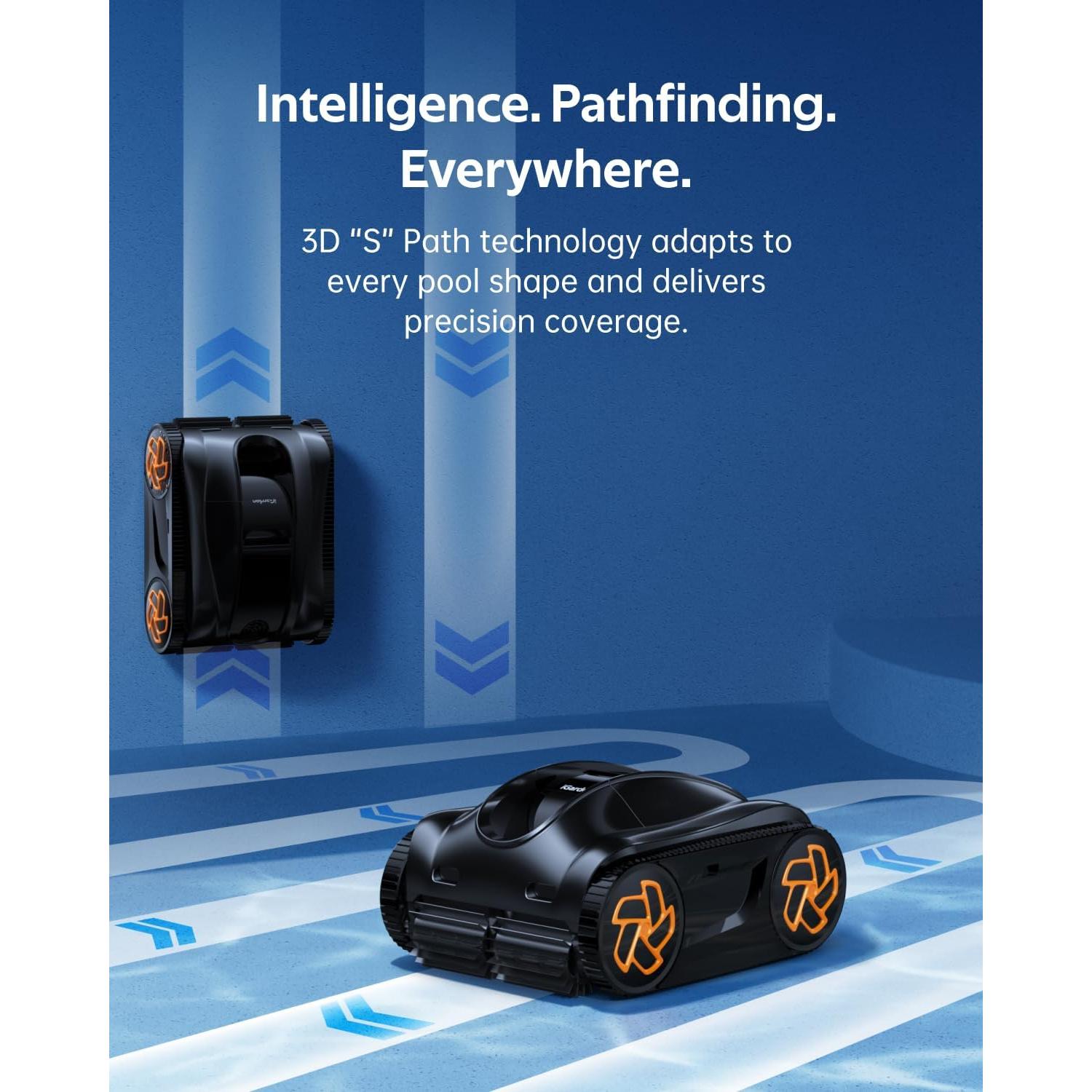 Limpiador de Piscinas iGarden K60, Robótico Inalámbrico 6H