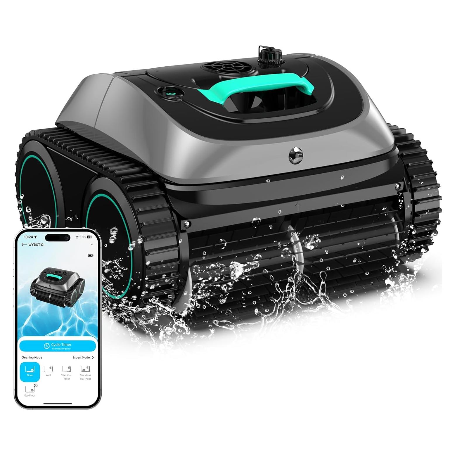 Aspiradora Robot WYBOT C1 para Piscinas Inground 150min