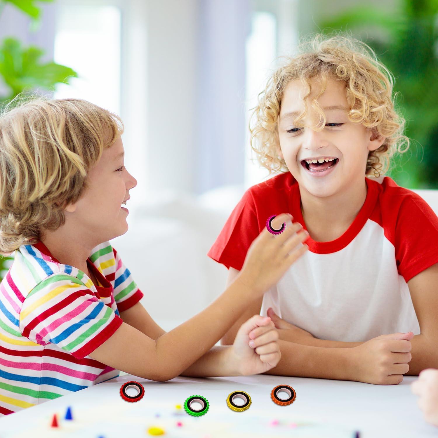 Anillos Sensoriales Antiestrés RBQXNW 12 Piezas para Niños