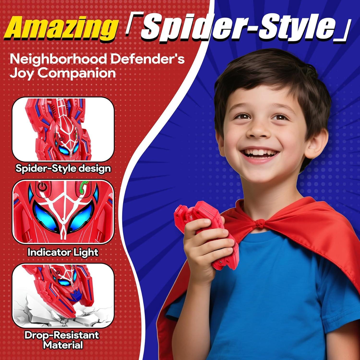 Walkie Talkies Vvinca Araña 2 Paquete para Niños 3-12 Años