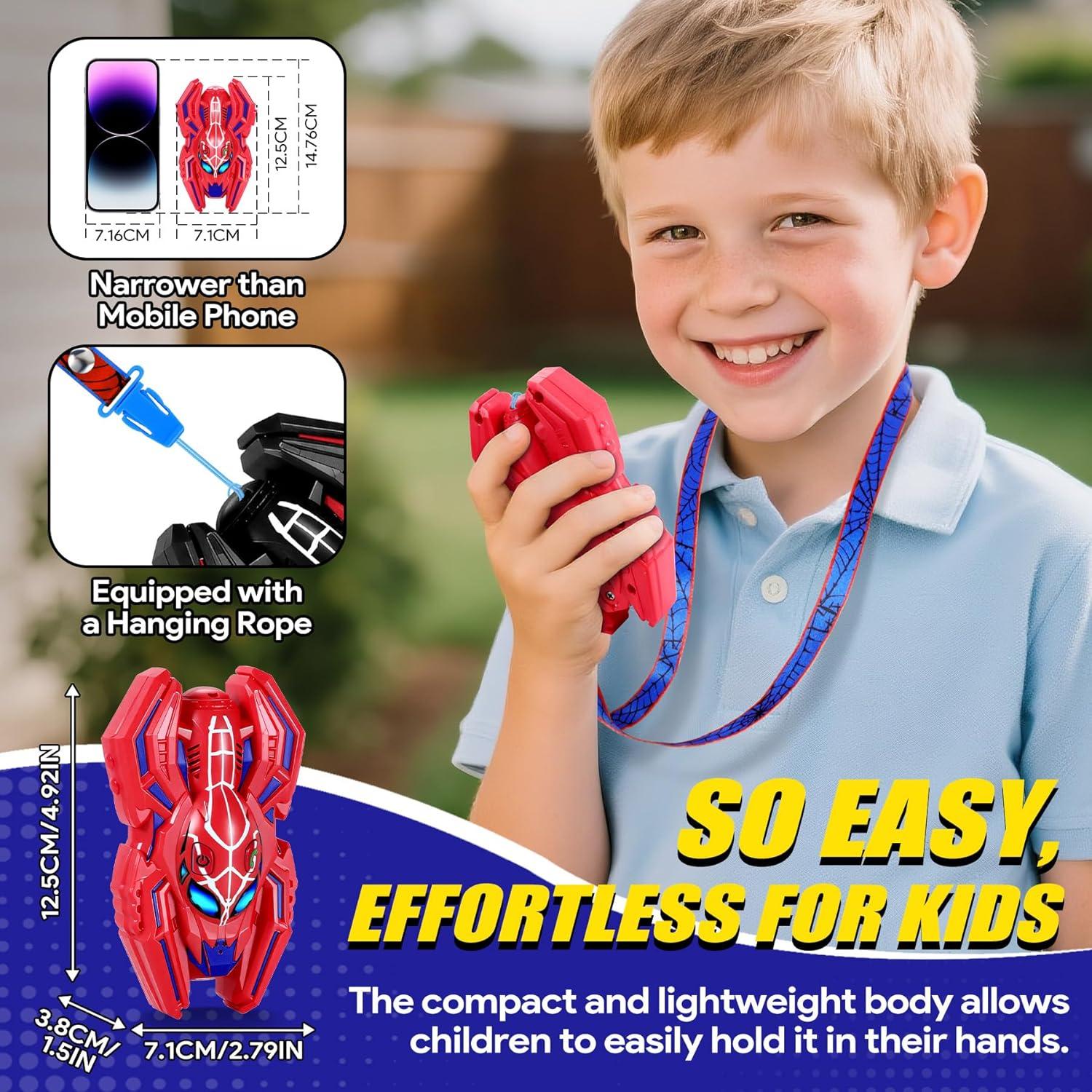 Walkie Talkies Vvinca Araña 2 Paquete para Niños 3-12 Años