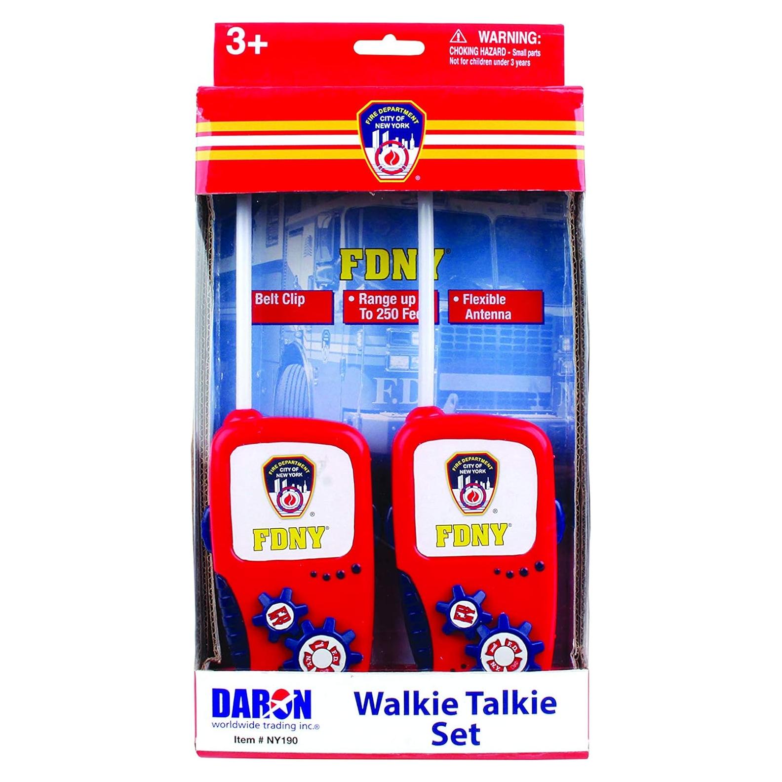 Juego de Walkie Talkie DARON FDNY 2 Unidades 23.5 cm