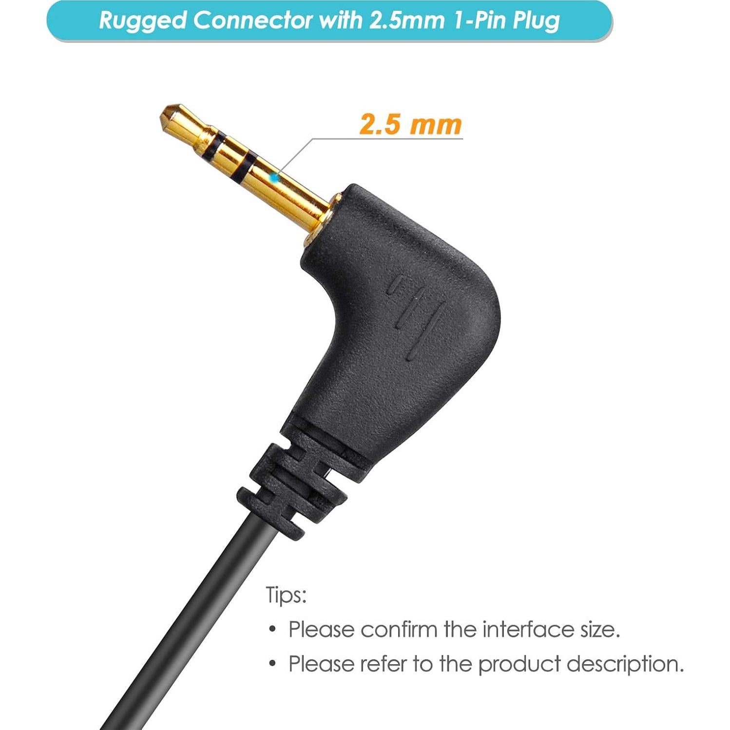 Auriculares Walkie Talkie Commixc 2 Paquetes con Micrófono PTT