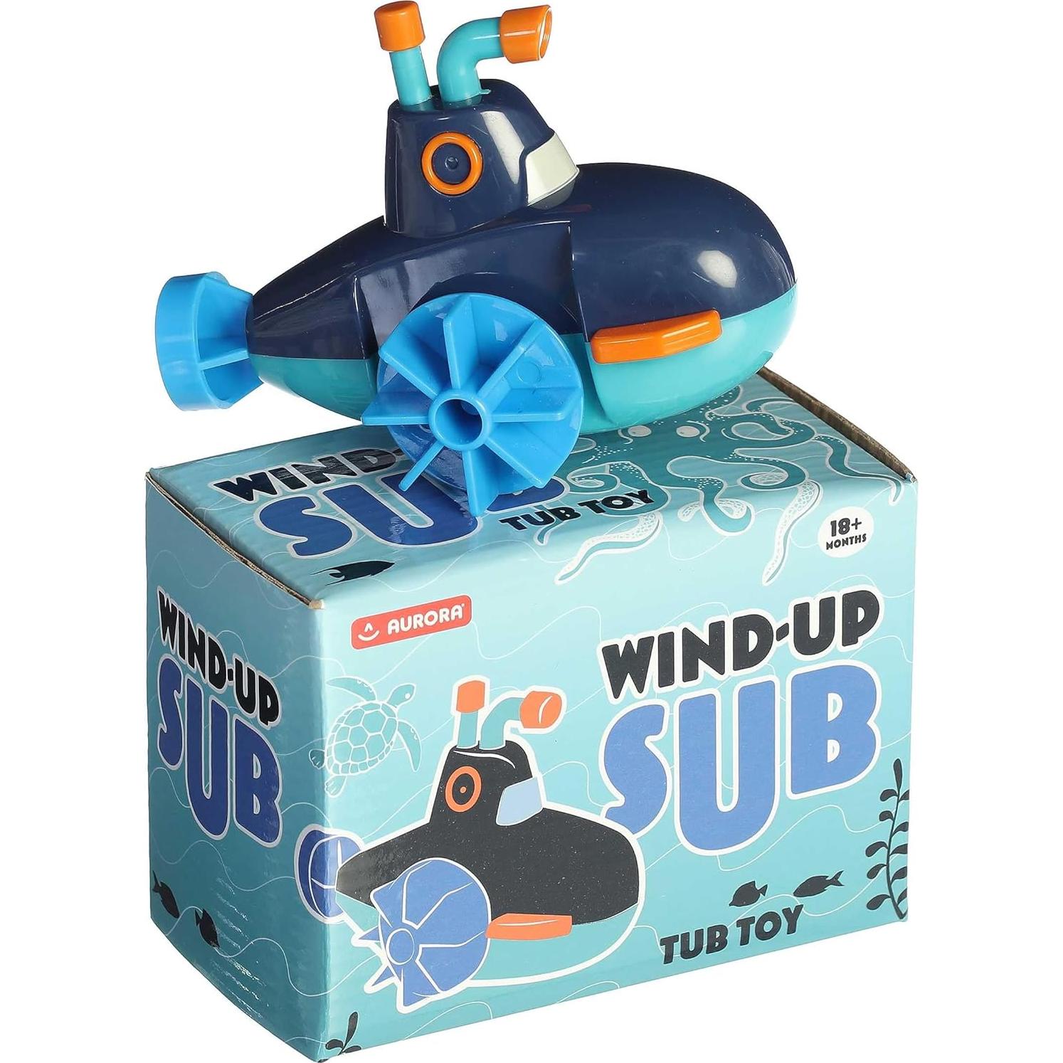 Juguete Submarino de Cuerda Aurora 14 cm - Diversión Acuática