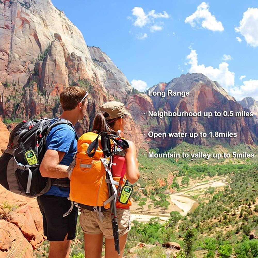 Walkie Talkies HUNICOM Radio Bidireccional 8.05 km Sonido Claro