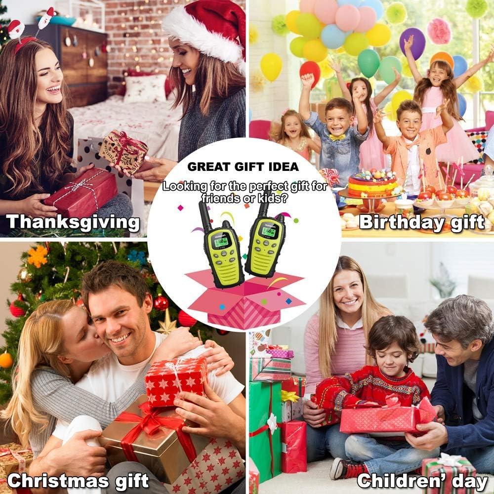 Walkie Talkies HUNICOM Radio Bidireccional 8.05 km Sonido Claro