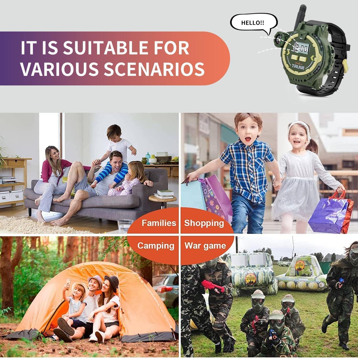 Walkie Talkie Recargable Gantan para Niños con Linterna