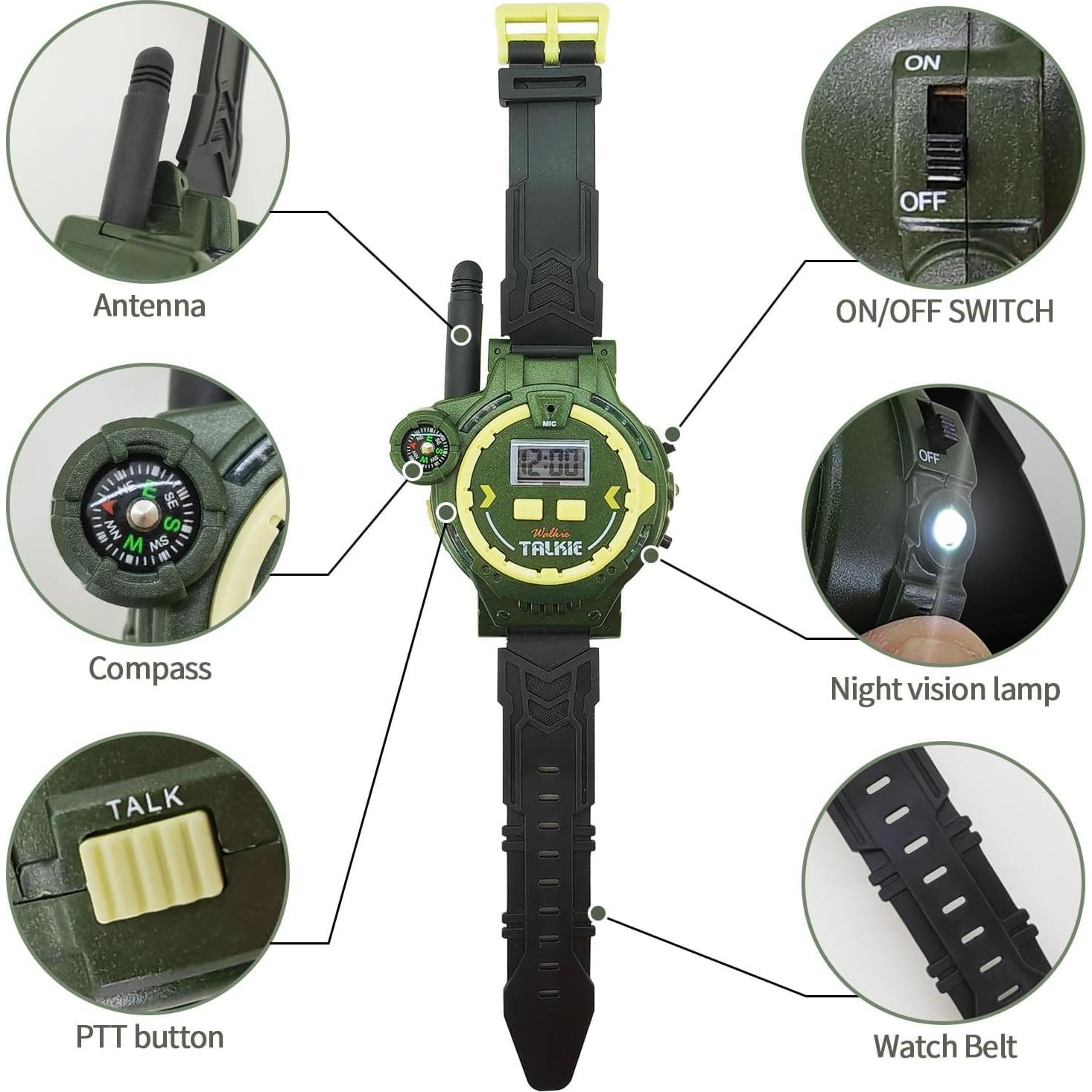 Walkie Talkie Recargable Gantan para Niños con Linterna