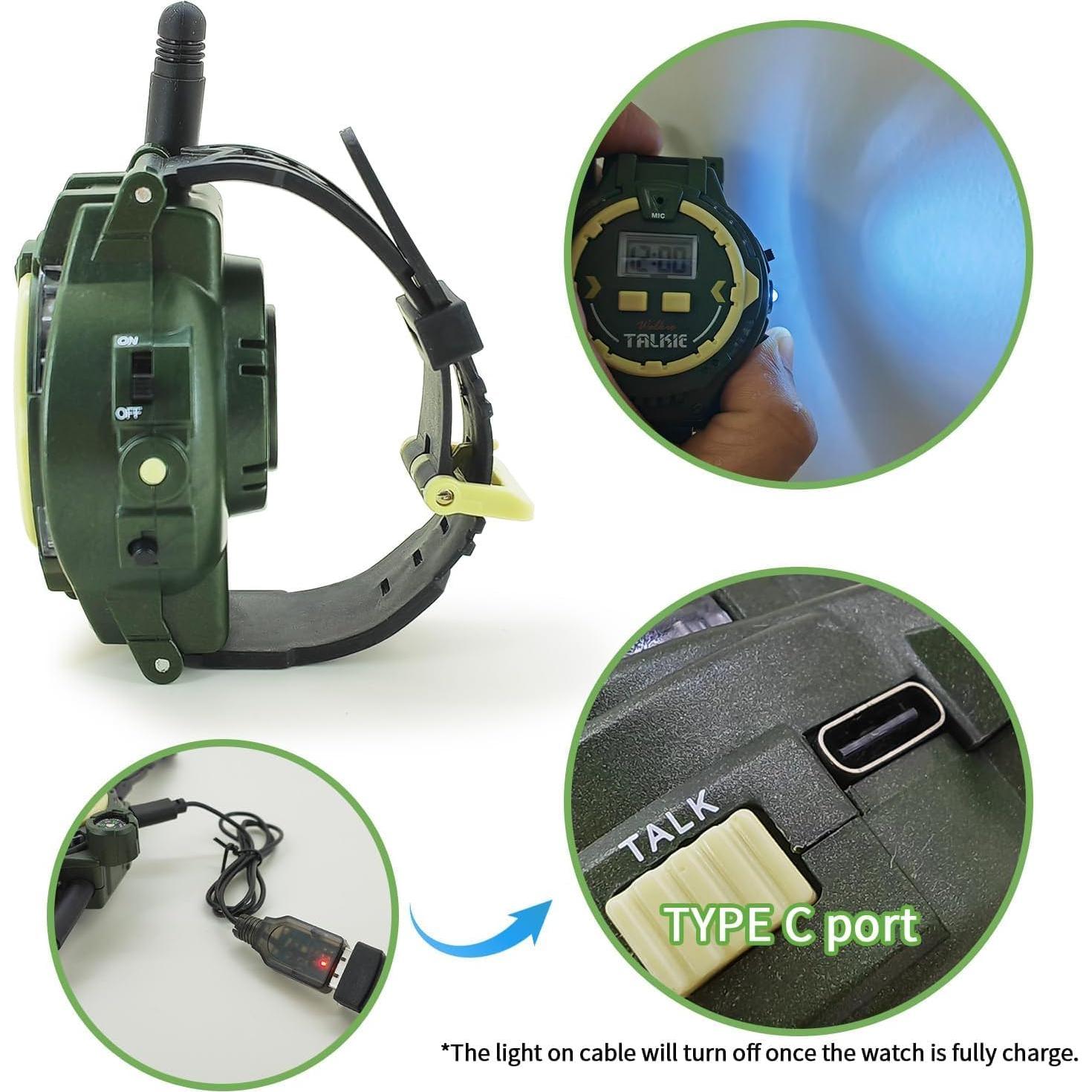 Walkie Talkie Recargable Gantan para Niños con Linterna