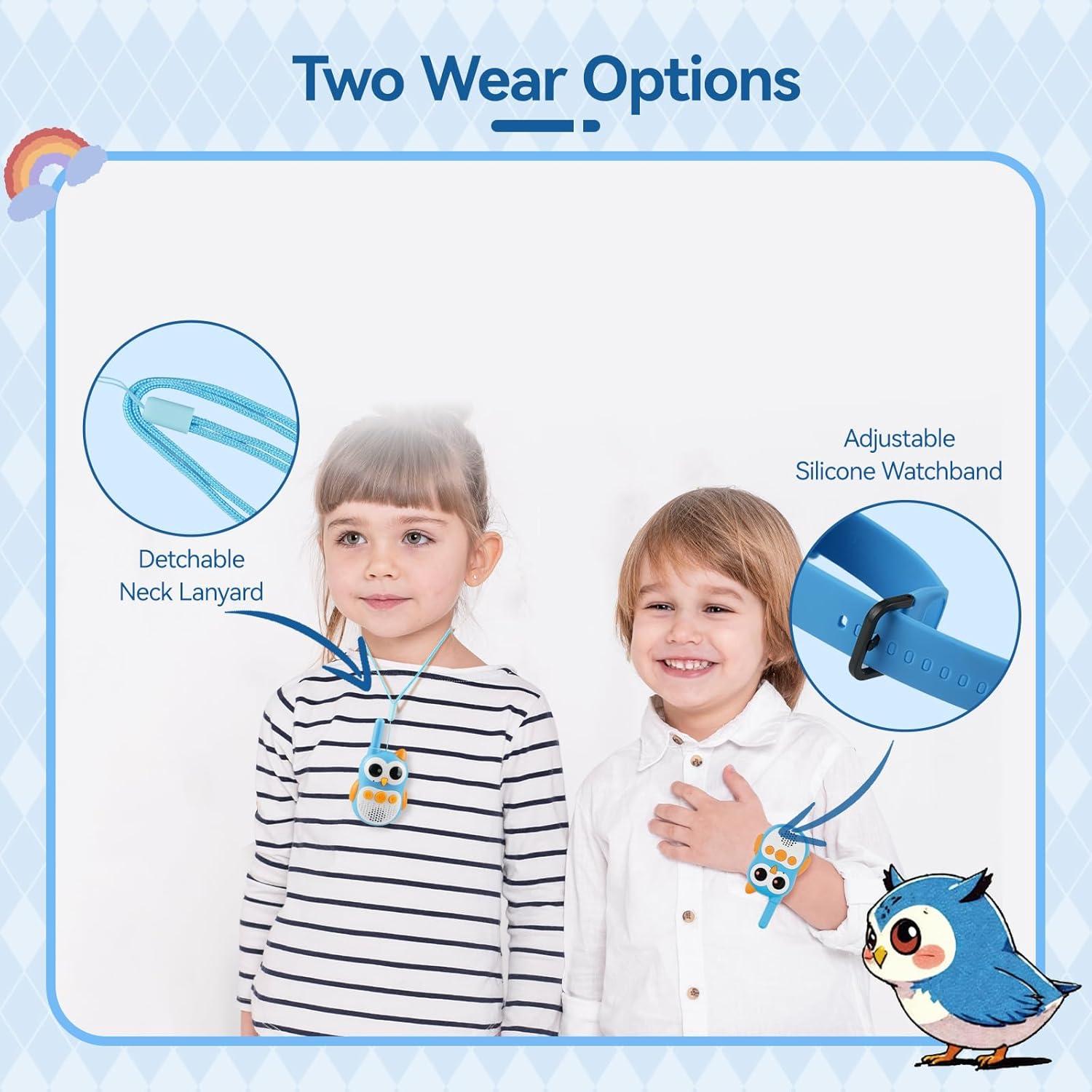 Walkie Talkies Retevis RT30W para Niños Recargables 600m